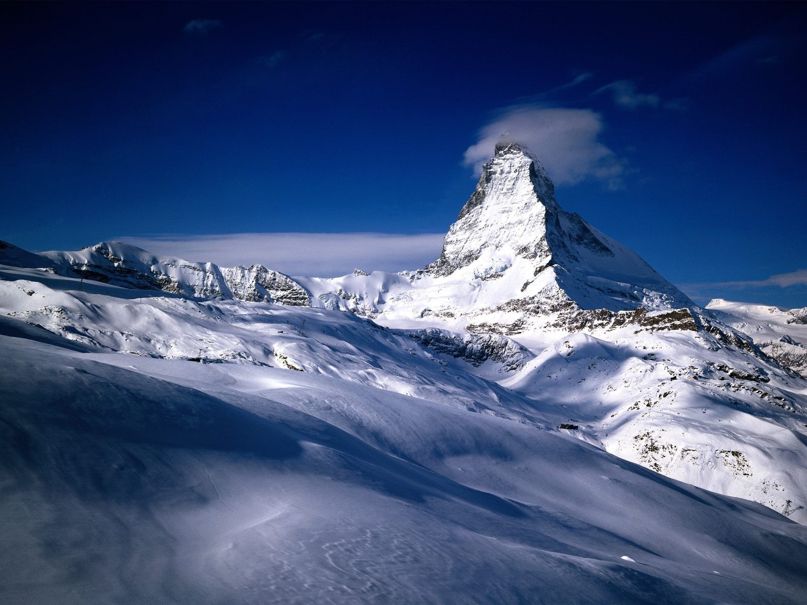 General 1600x1200 landscape Matterhorn Switzerland snow ice cold nature mountains