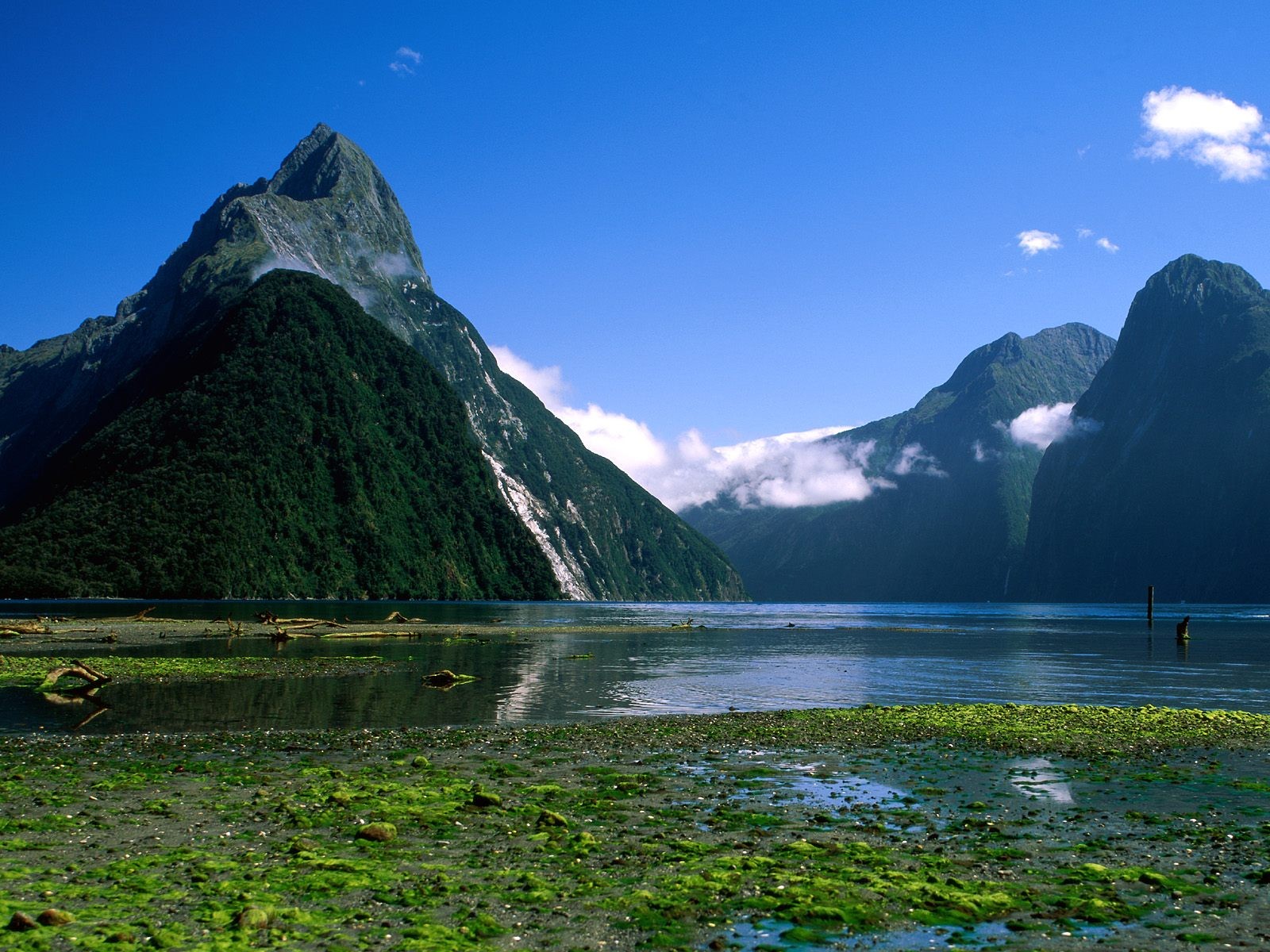 General 1600x1200 landscape Milford Sound Fiordland National Park fjord New Zealand national park mountains