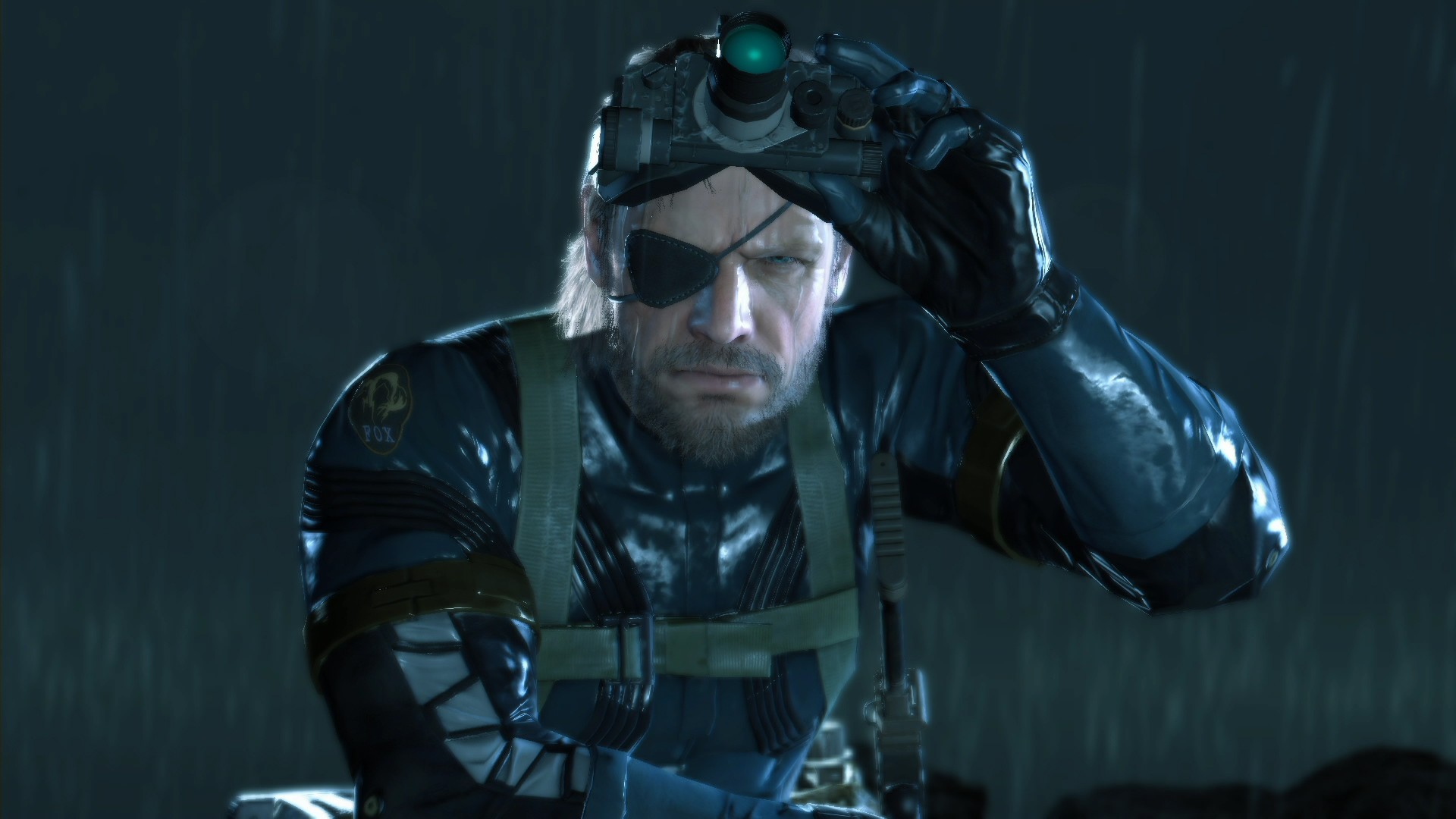 General 1920x1080 Metal Gear Solid V: Ground Zeroes Big Boss video games Metal Gear Solid Metal Gear rain eyepatches video game men video game characters konami