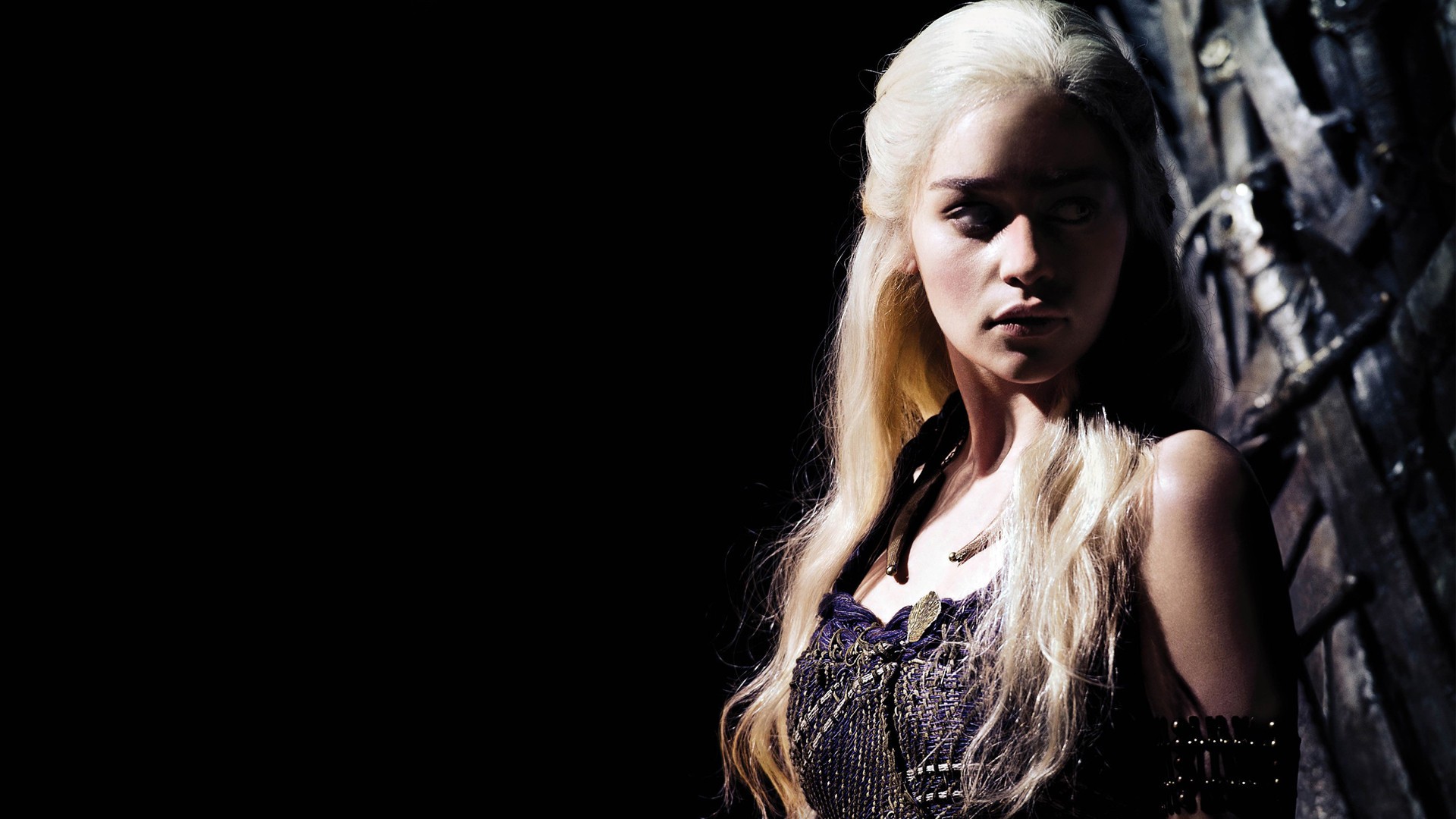 People 1920x1080 Game of Thrones Daenerys Targaryen Emilia Clarke women TV series fantasy girl blonde long hair