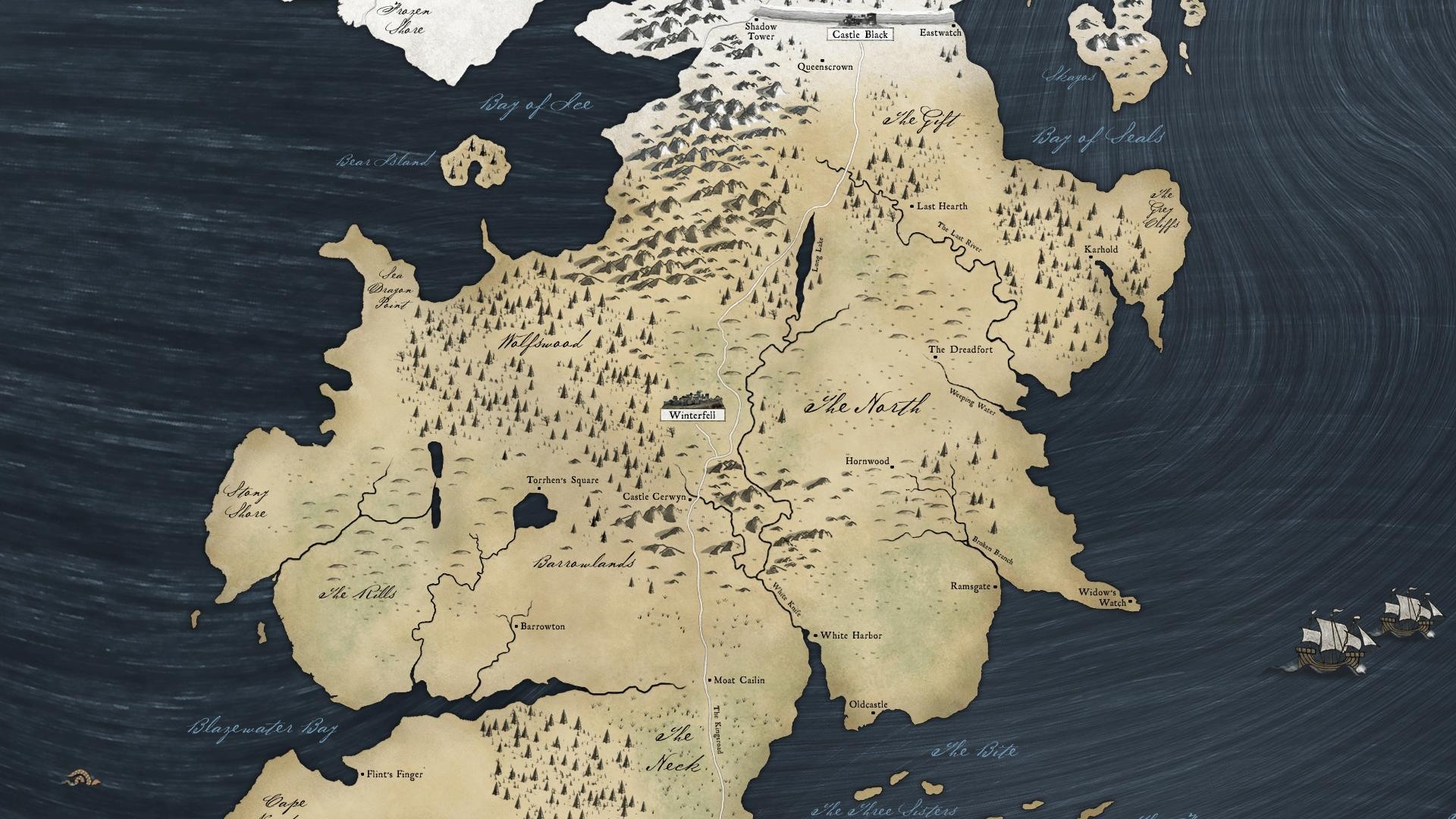 General 1920x1080 Game of Thrones map TV series