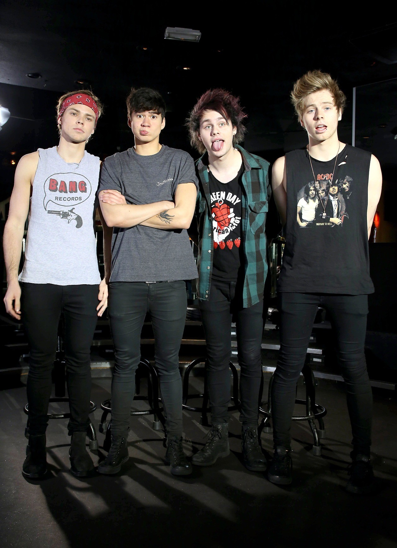 People 1280x1768 5 Seconds of Summer men tongue out Group of Men band