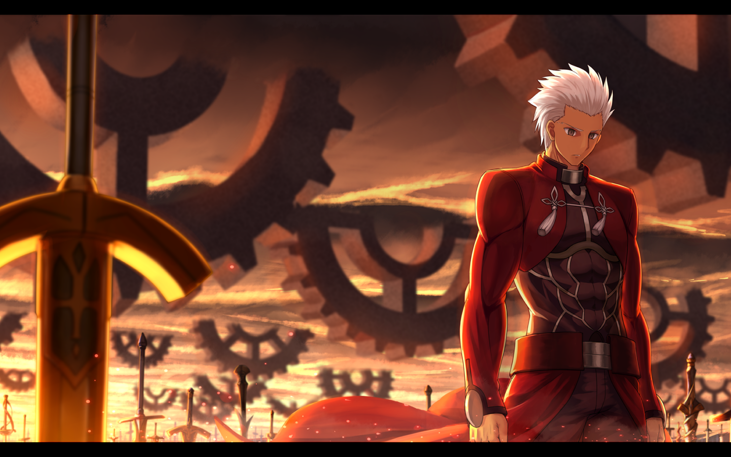 Anime 1440x900 Archer (Fate/Stay Night) Fate series Fate/Stay Night anime