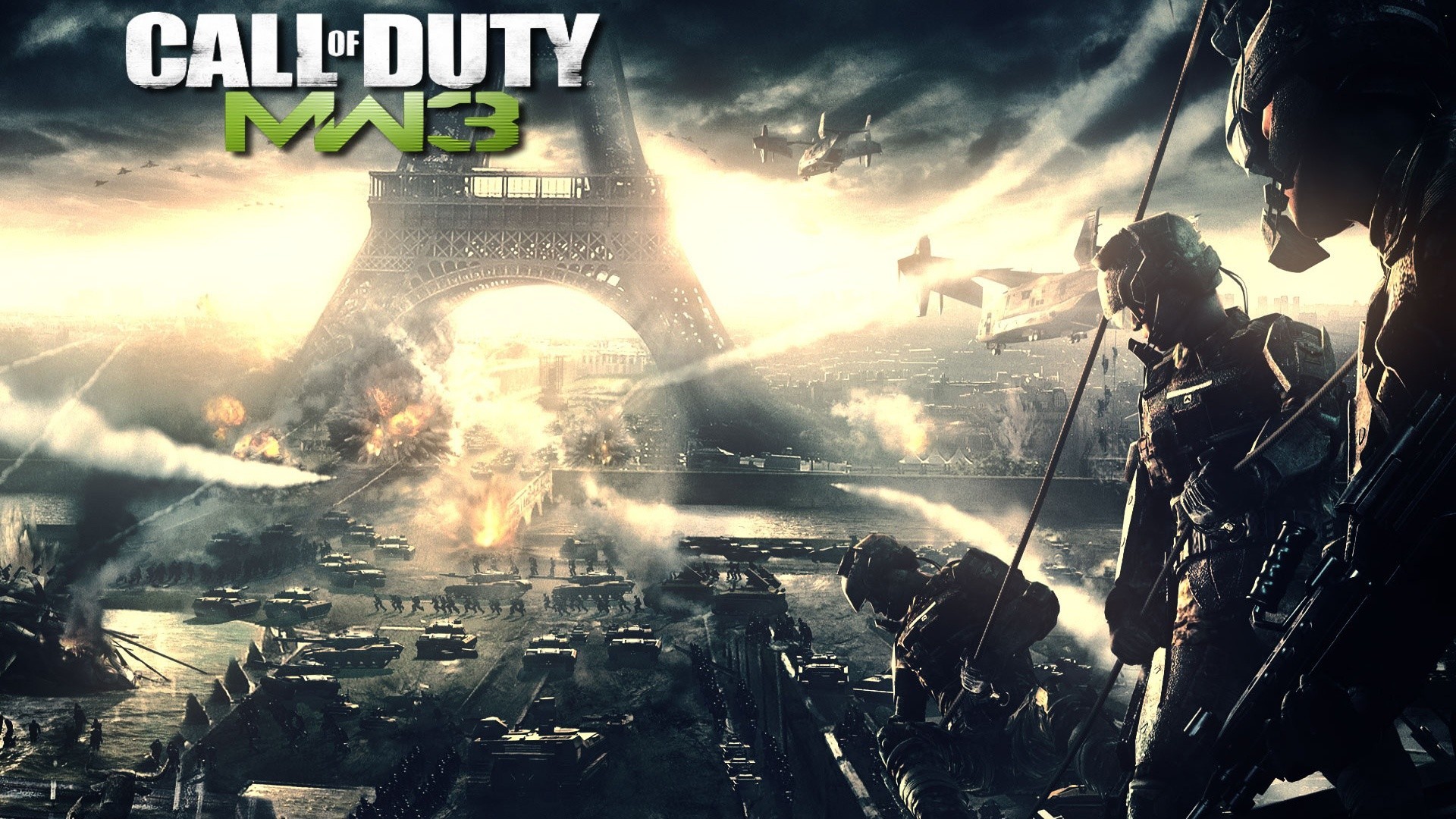 General 1920x1080 video games video game art Call of Duty PC gaming war Eiffel Tower Paris military Tom Clancy's EndWar Online
