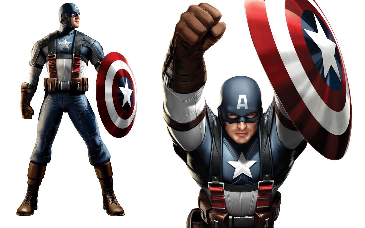General 1440x900 Marvel Comics Captain America shield white background
