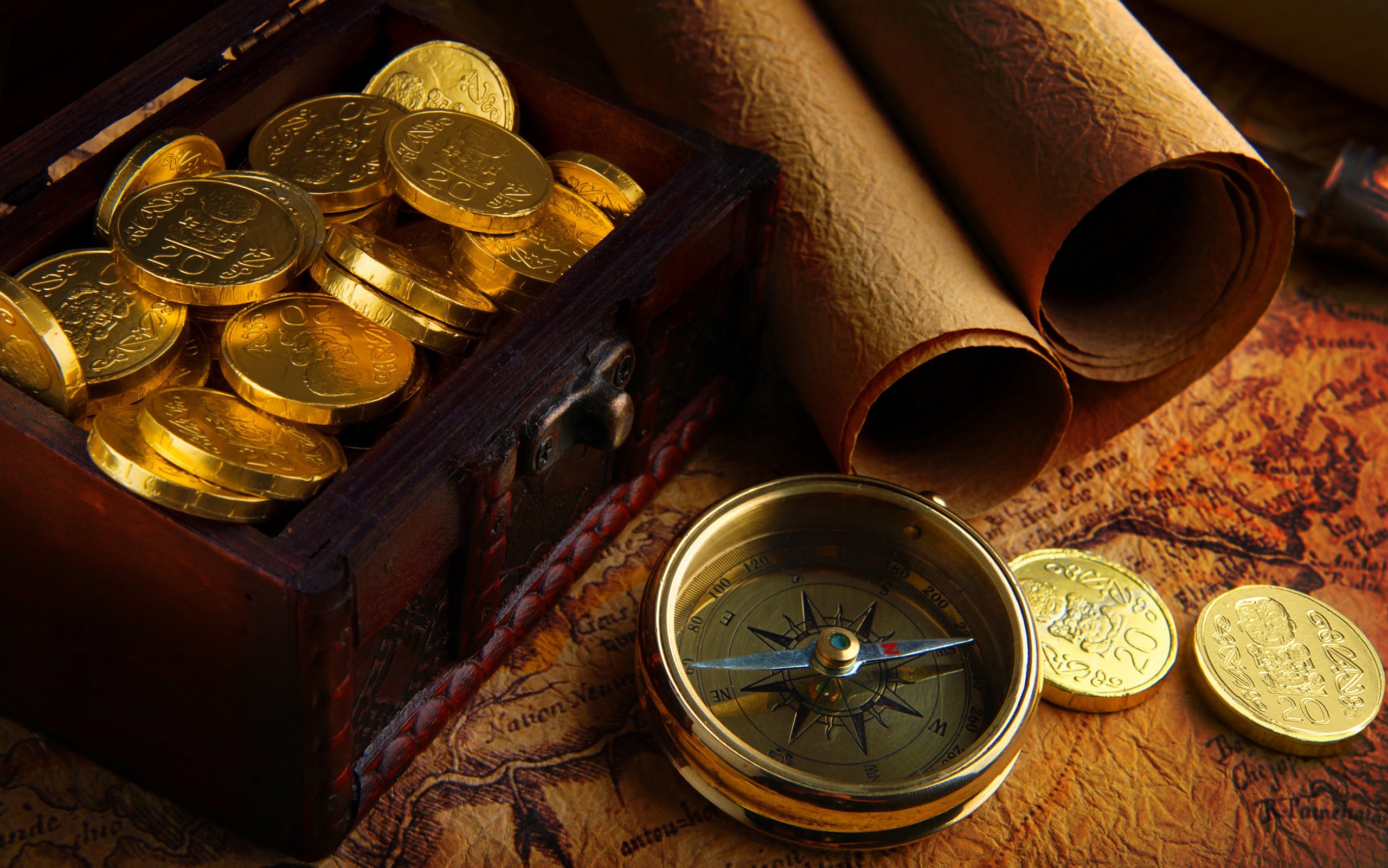 General 2560x1600 compass map gold coins