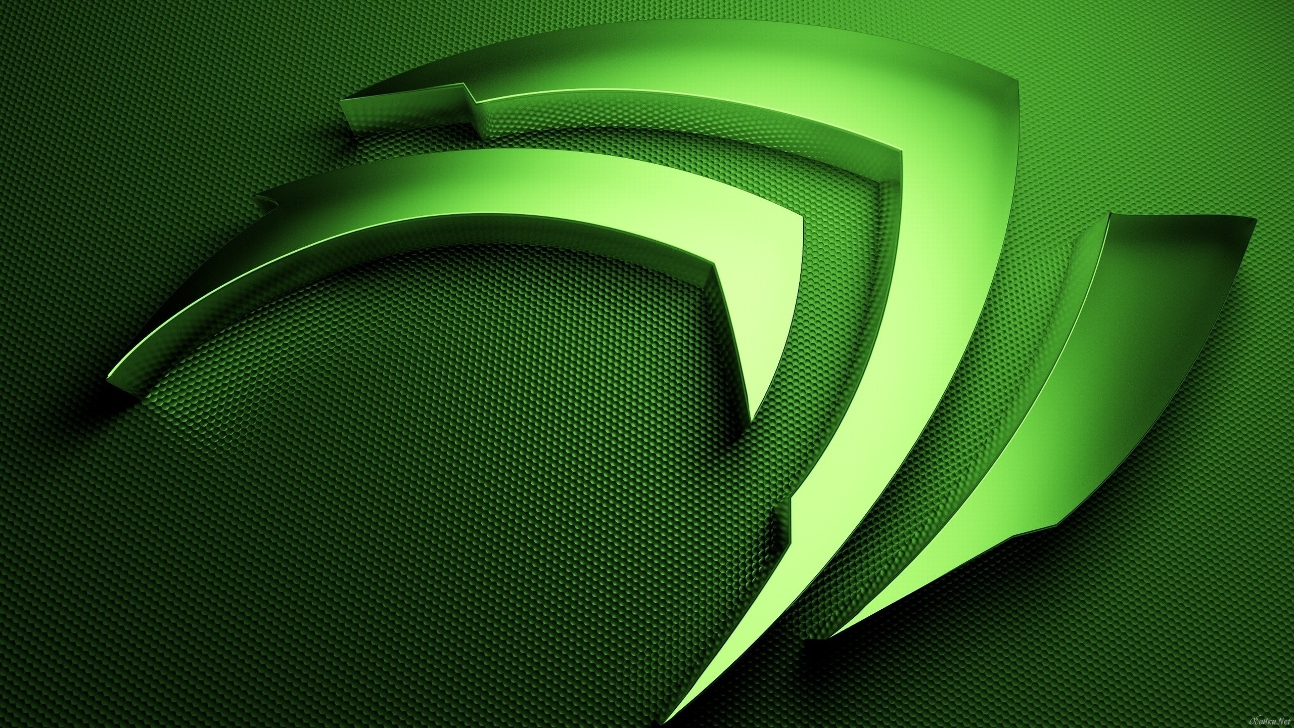 General 2560x1440 logo Nvidia technology GPUs computer metal texture brand green simple background watermarked minimalism