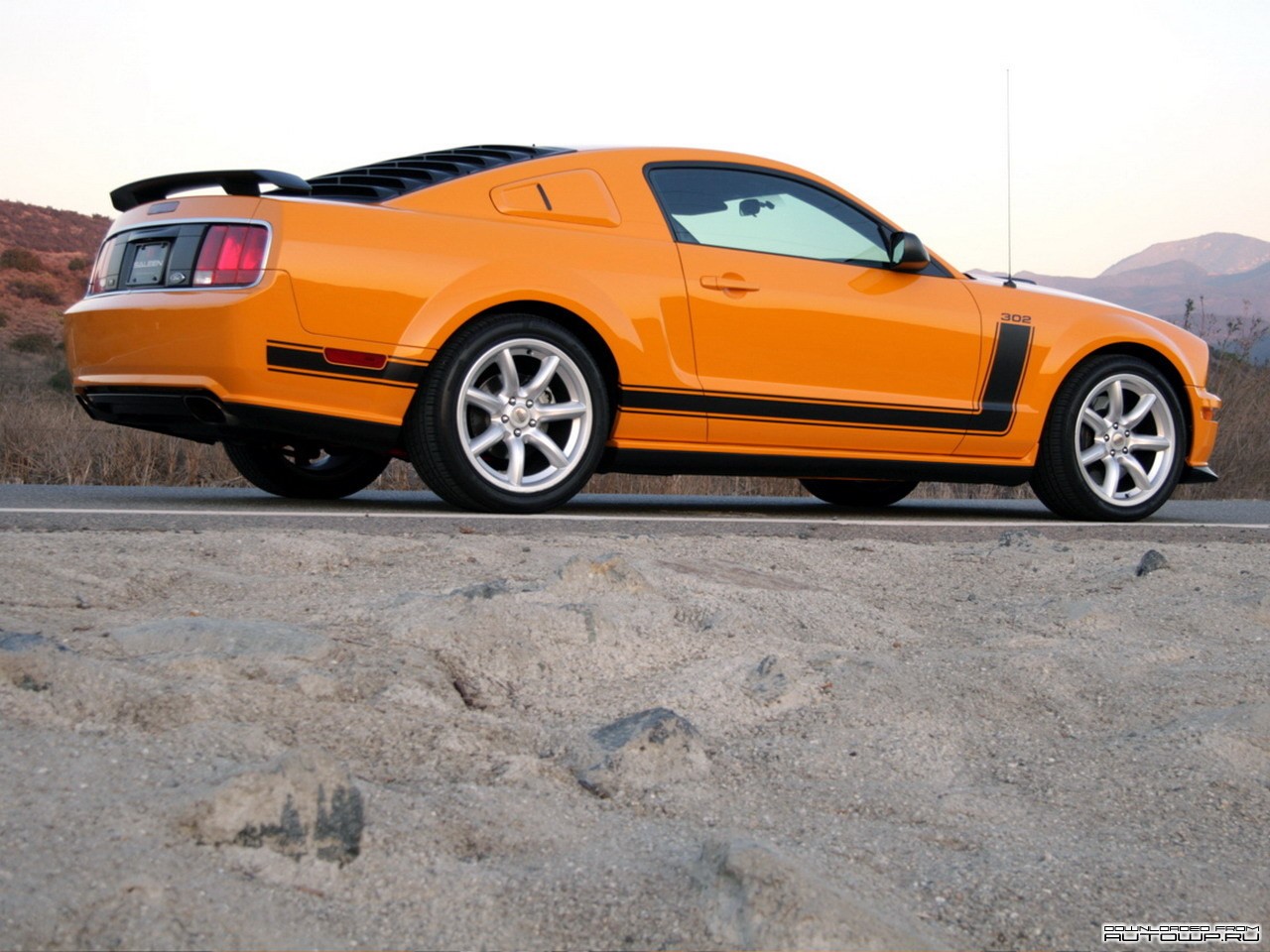 General 1280x960 car vehicle orange cars Ford Ford Mustang muscle cars American cars