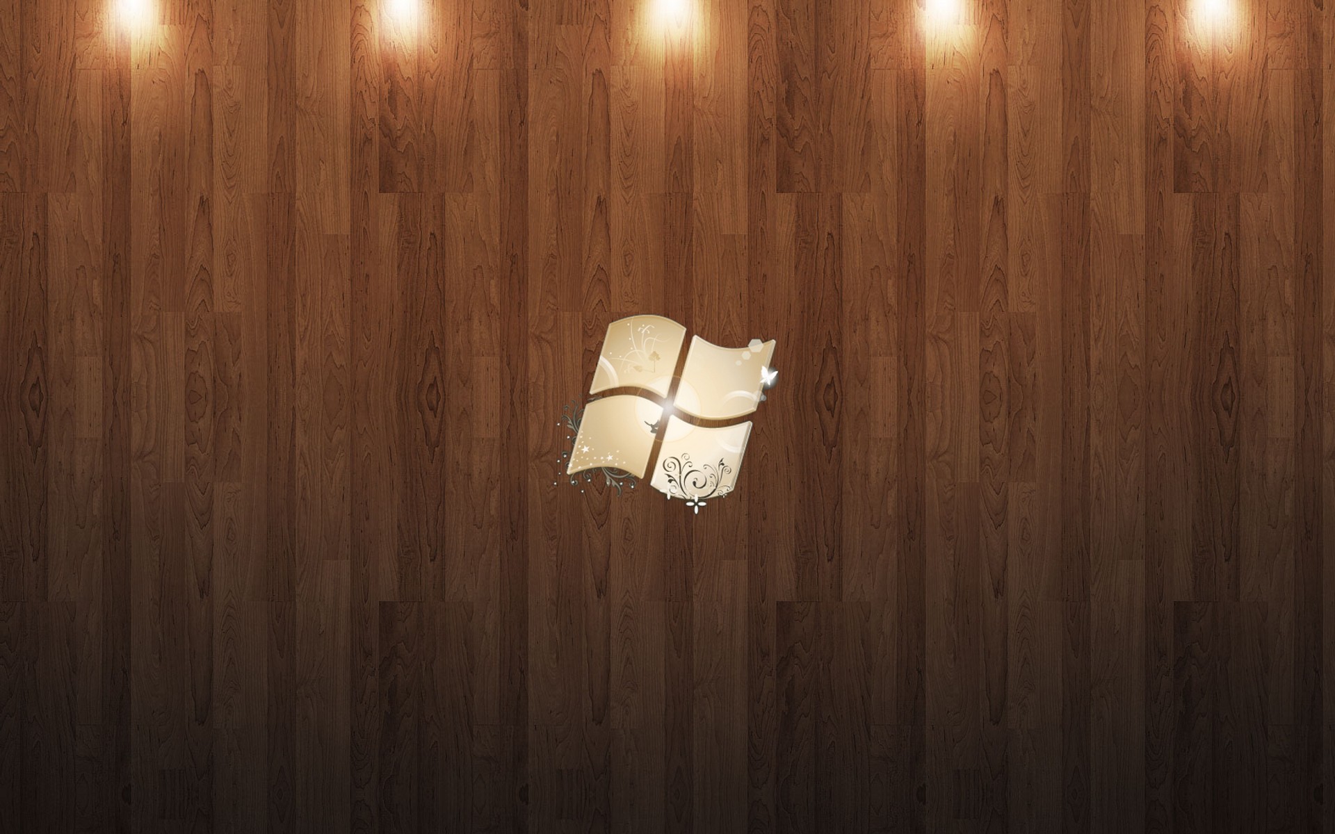 General 1920x1200 logo computer Microsoft minimalism texture wood lights Microsoft Windows operating system digital art