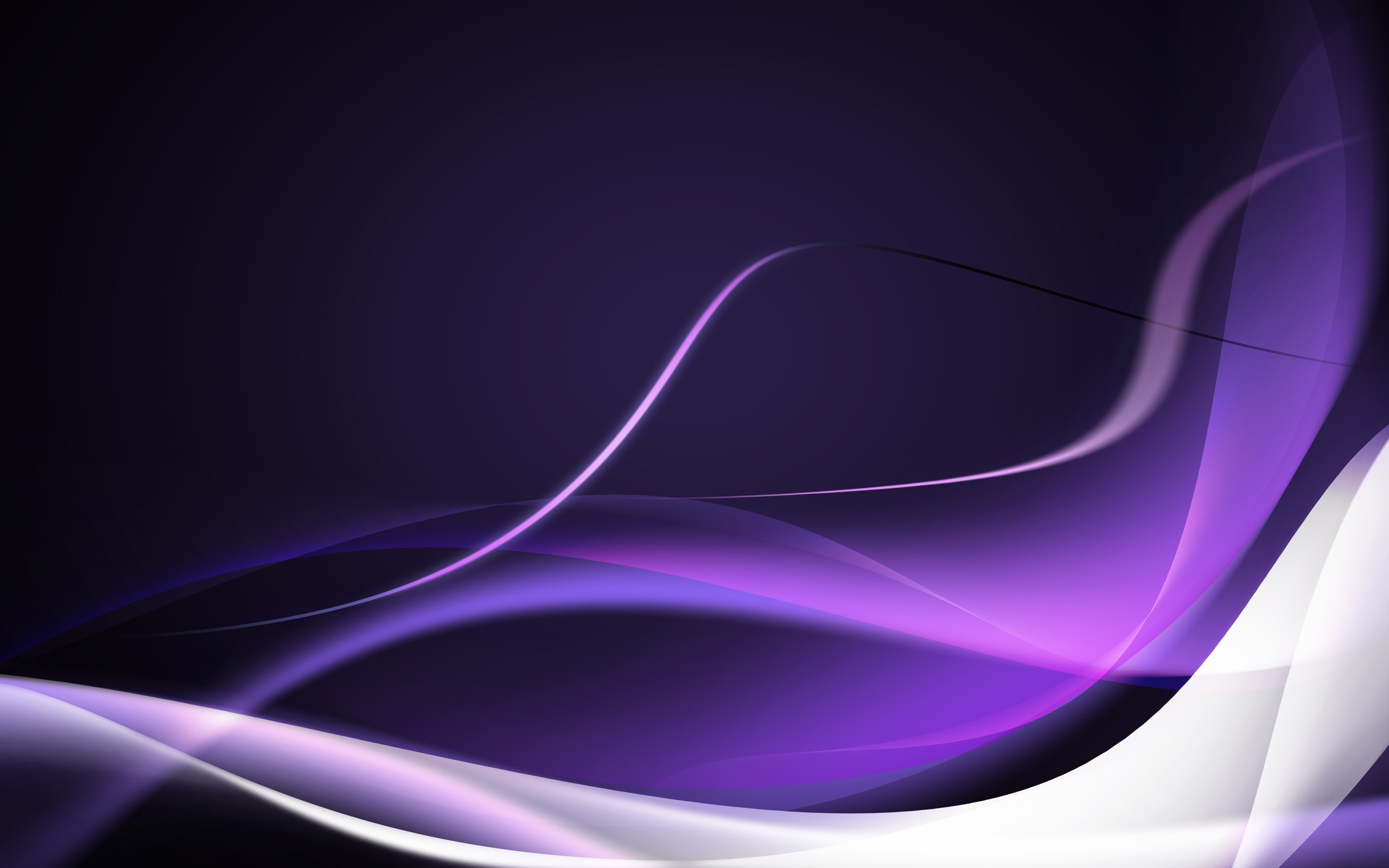 General 2560x1600 abstract graphic design purple wavy lines purple background digital art