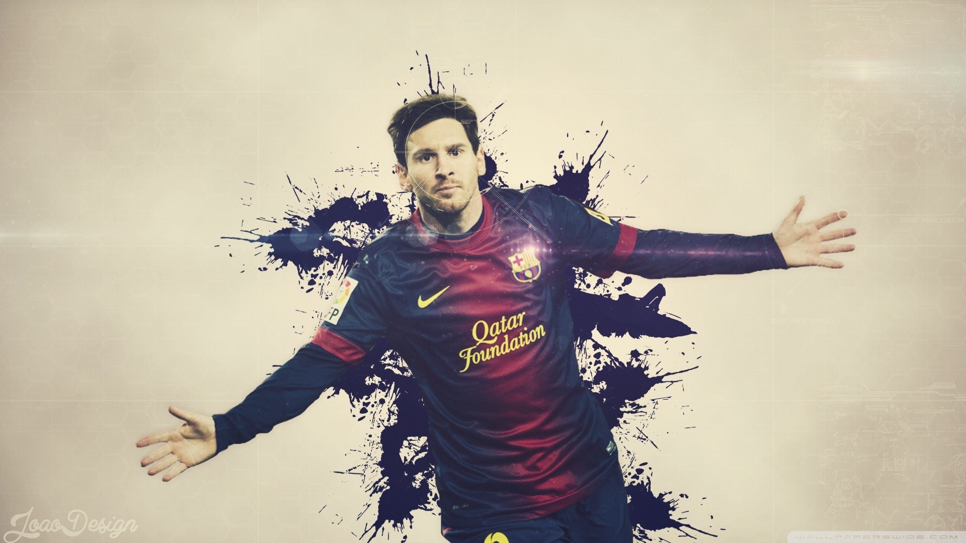 People 1920x1080 Lionel Messi FC Barcelona men sport simple background white background soccer player Argentinian