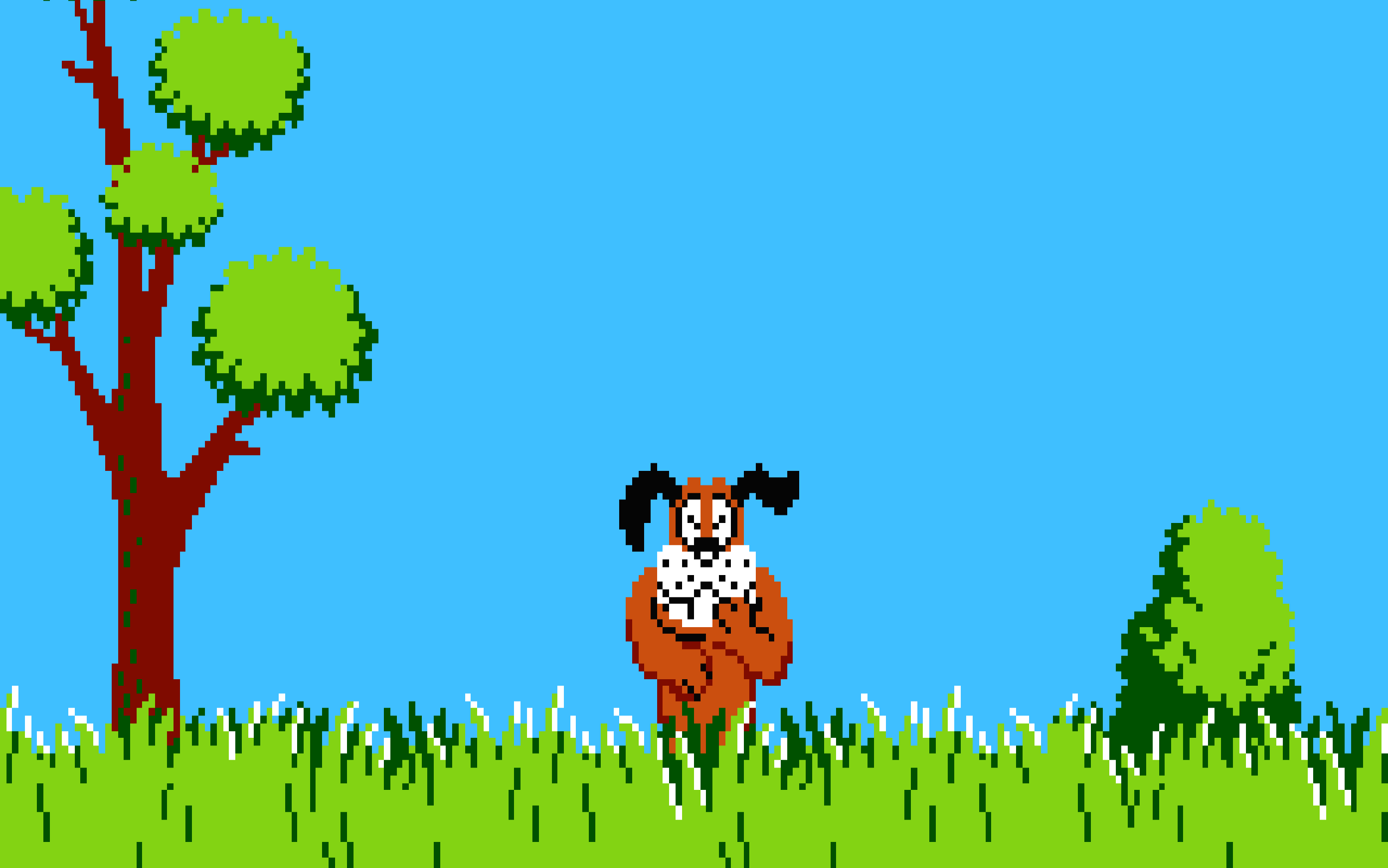 General 2560x1600 Duck Hunt 8-bit Nintendo Entertainment System dog nostalgia video games pixels digital art screen shot
