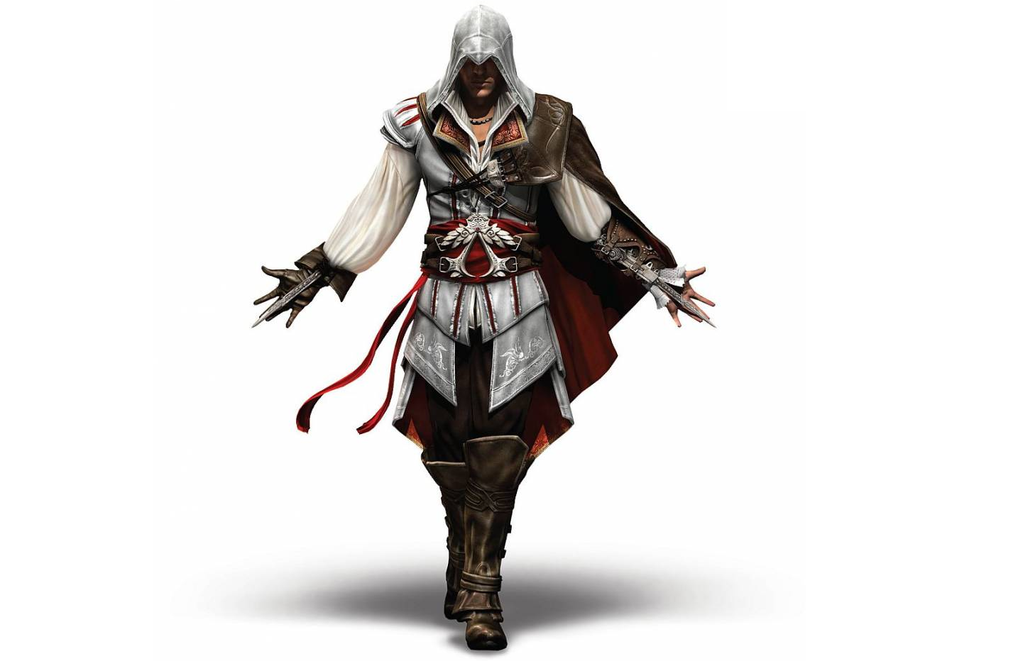 General 1434x932 Assassin's Creed video games video game art simple background video game men white background
