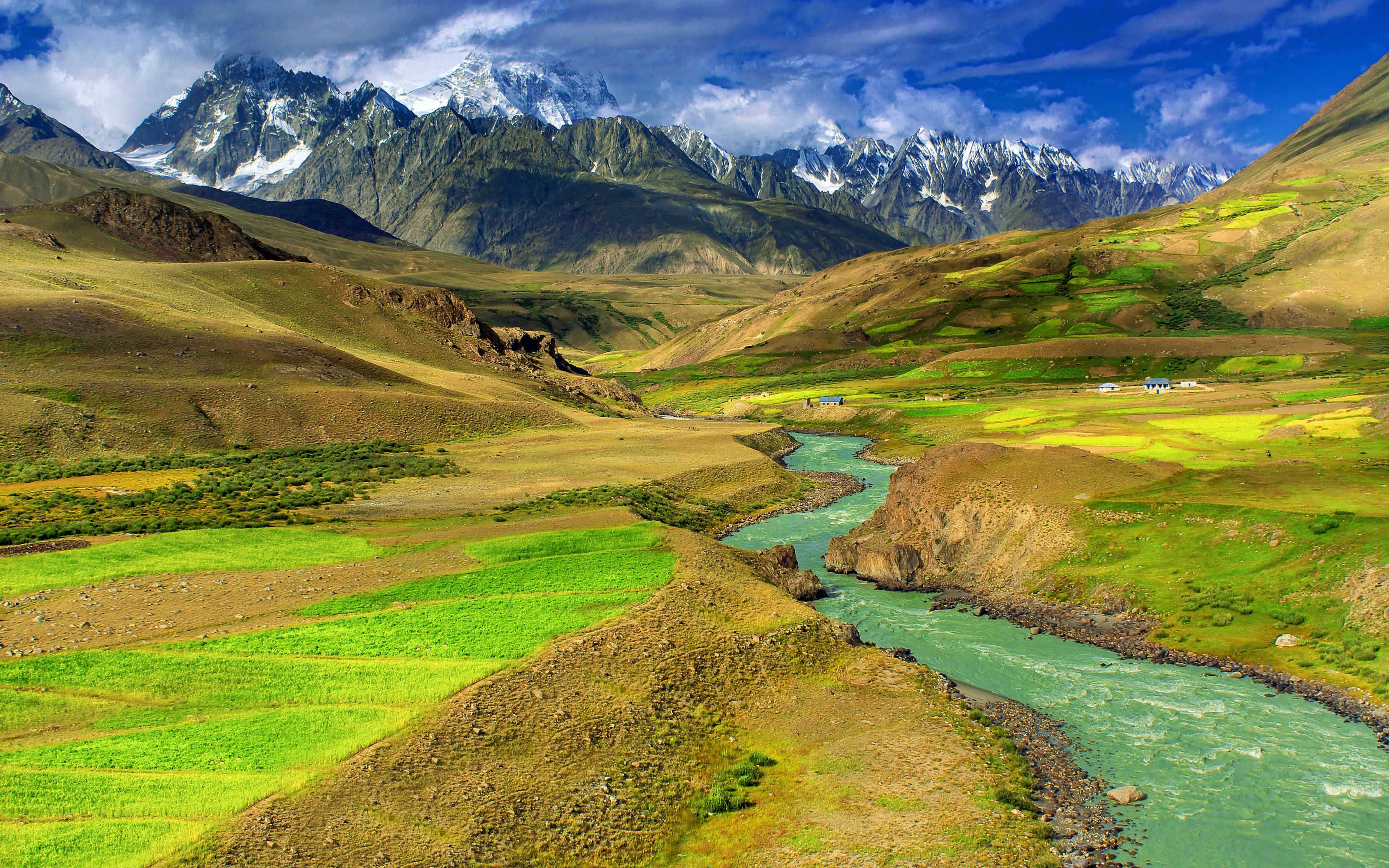 General 3200x2000 landscape Mongolia mountains nature river