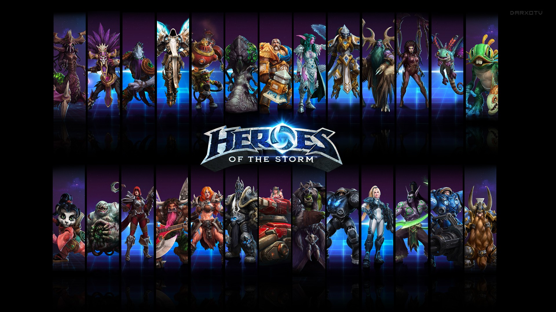General 1920x1080 Heroes of the Storm Blizzard Entertainment collage PC gaming