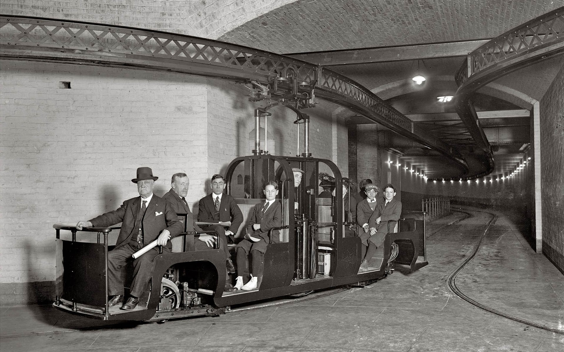 General 1920x1200 vintage monochrome men underground history vehicle USA Washington, D.C. United States Capitol Subway System