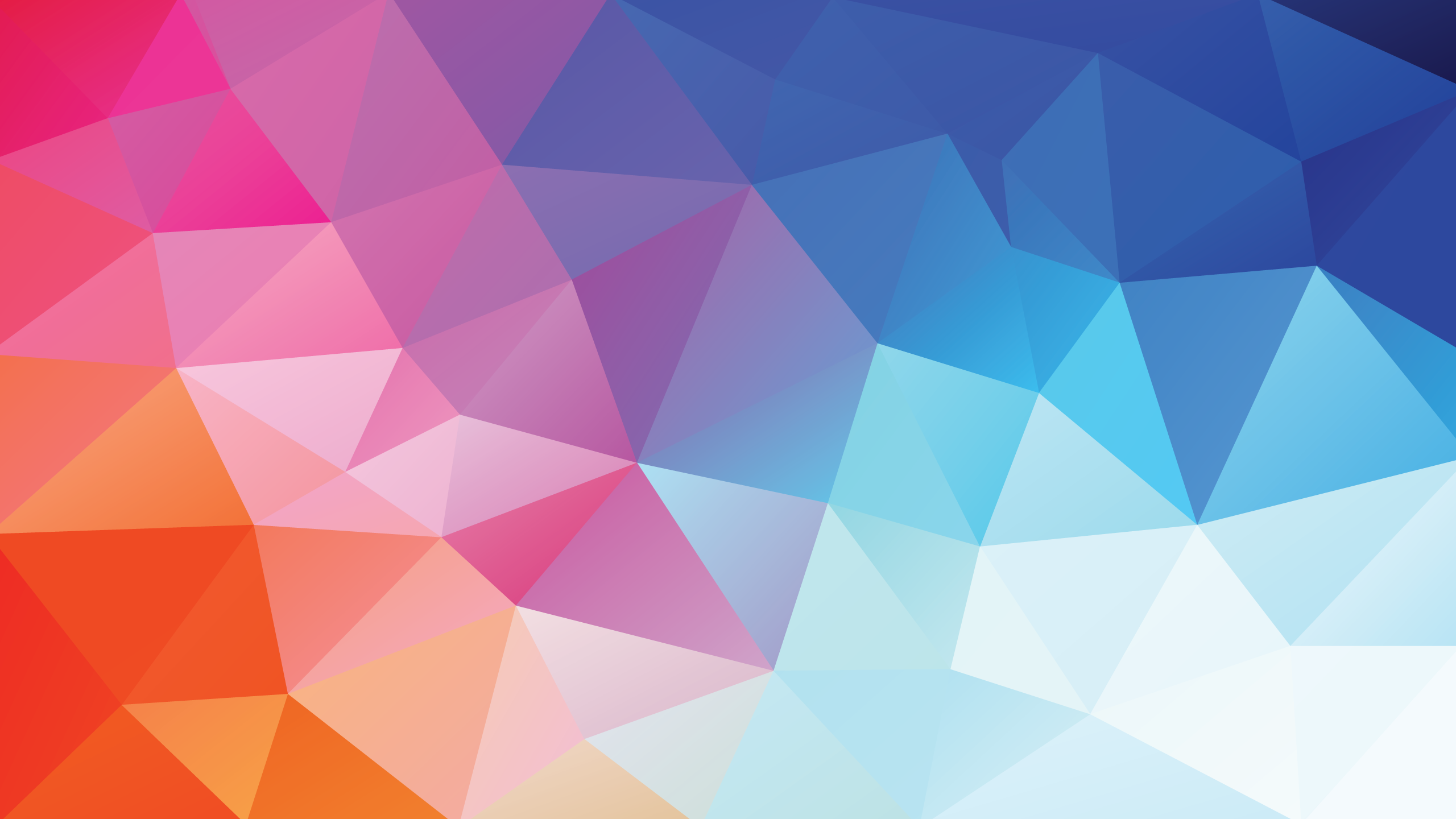 General 2560x1440 pattern low poly abstract blue pink geometric figures digital art