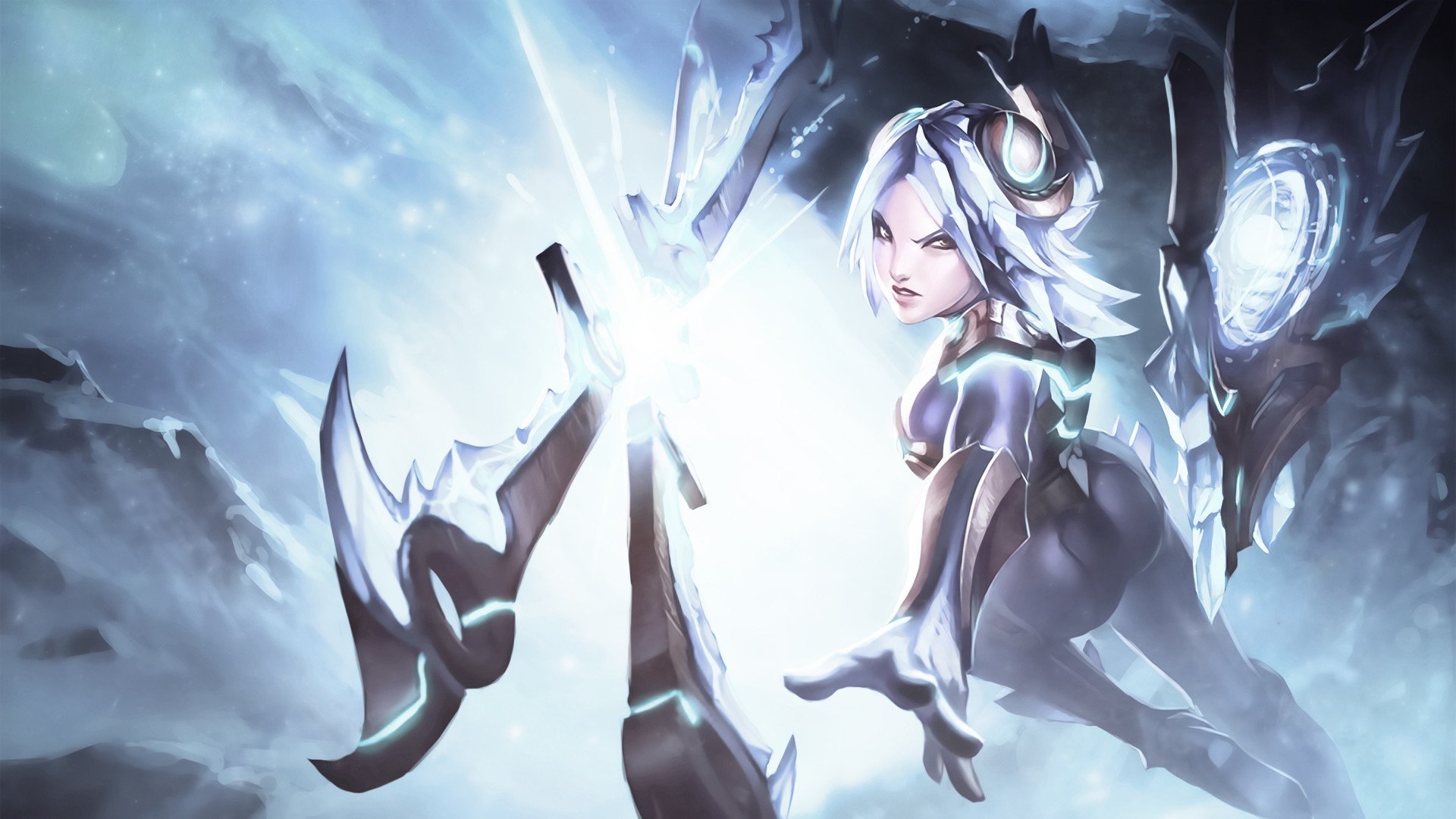 General 1920x1080 League of Legends video games Irelia (League of Legends) PC gaming looking at viewer women fantasy art fantasy girl video game girls
