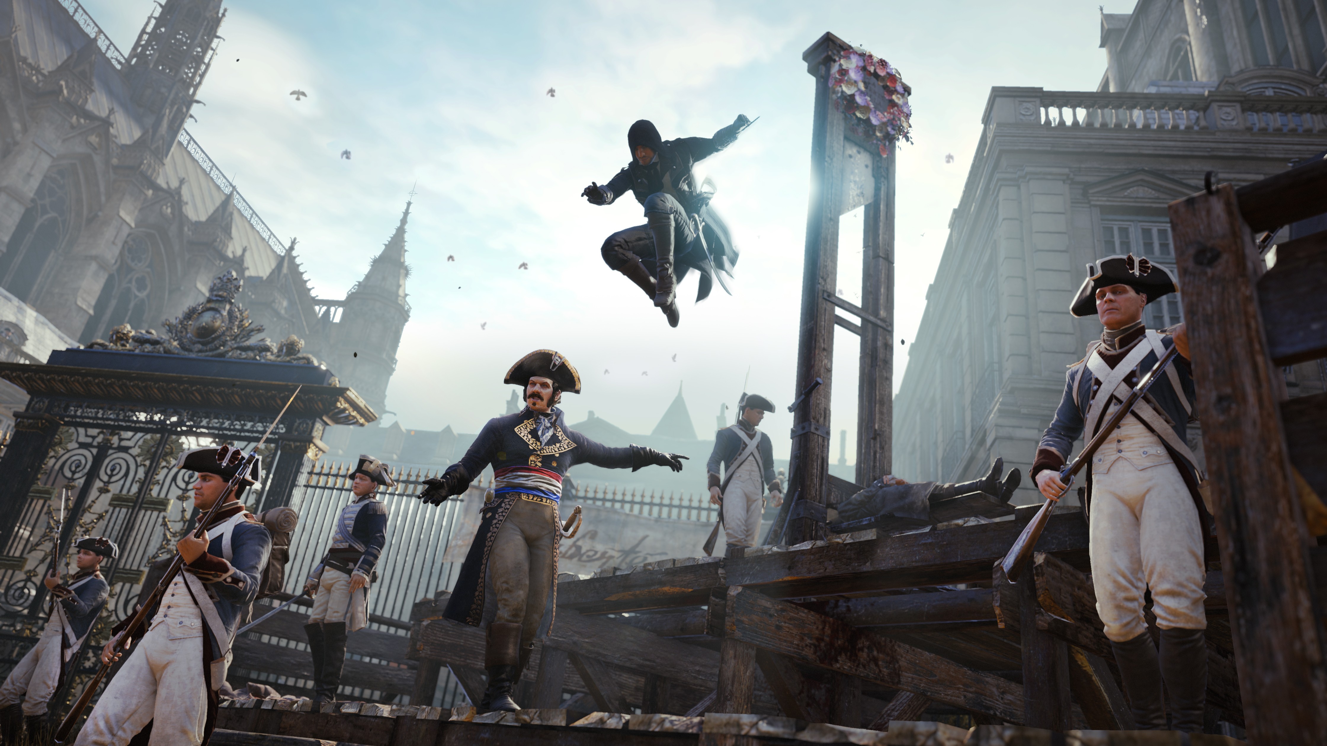 General 4480x2520 Assassin's Creed Assassin's Creed:  Unity video games PC gaming