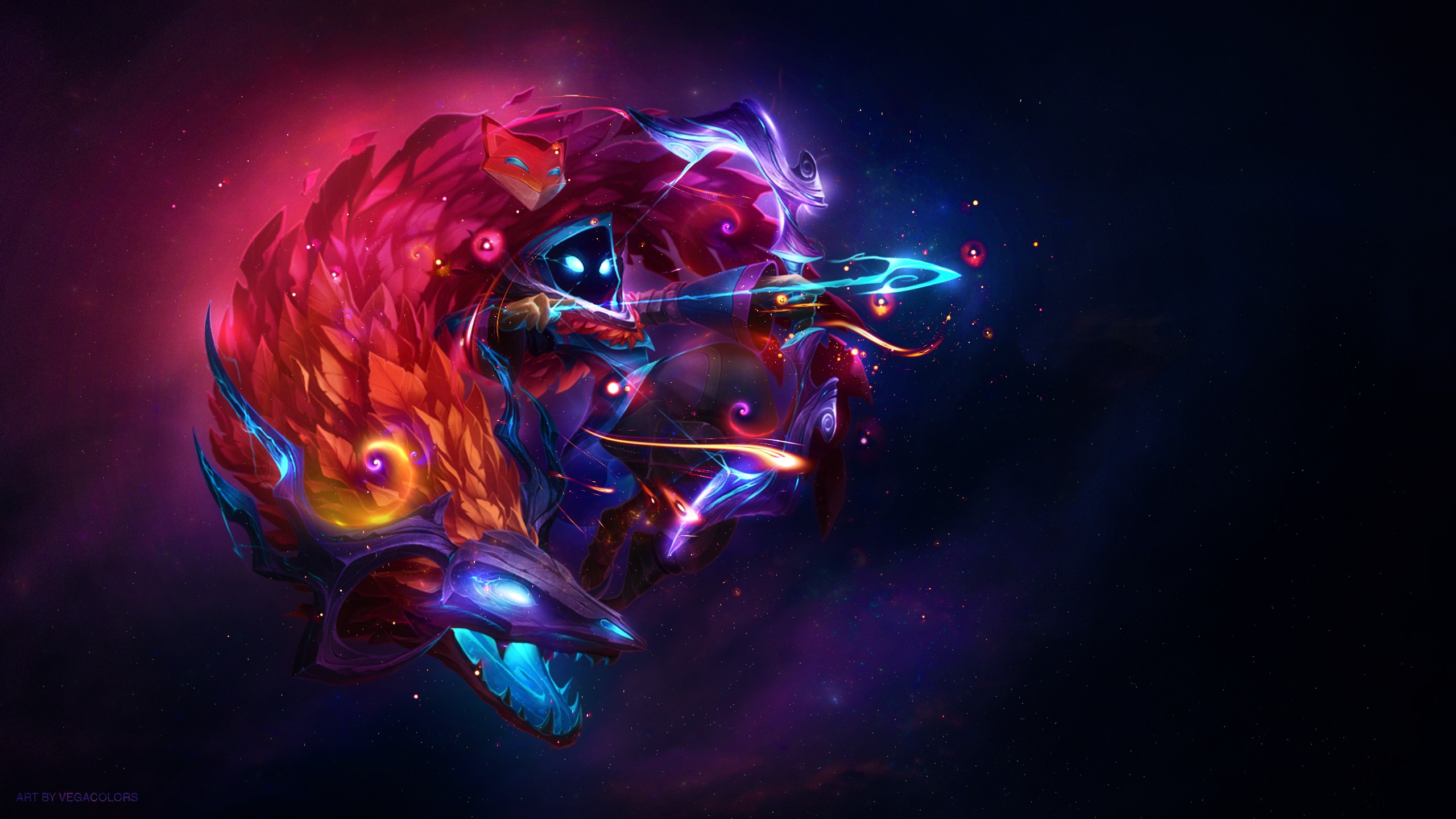 General 2560x1440 League of Legends video games Kindred (League of Legends) PC gaming