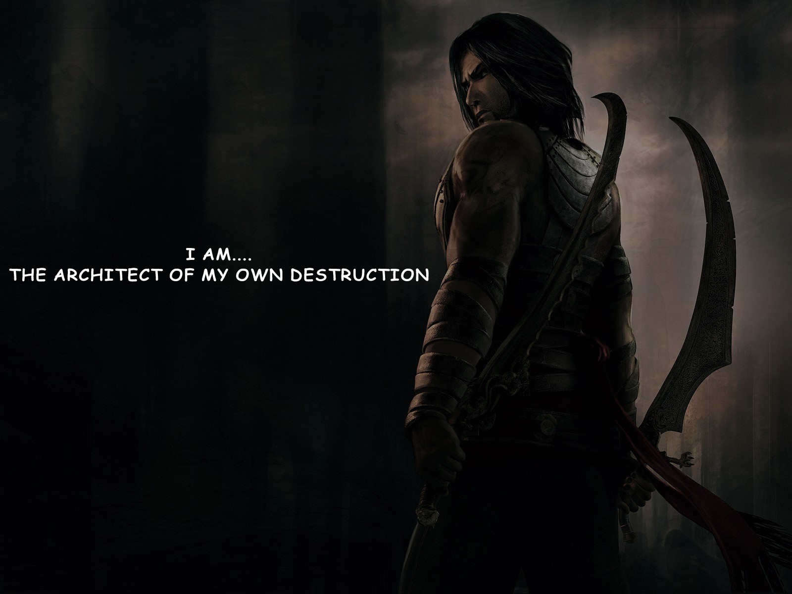 General 1600x1200 quote Prince of Persia: Warrior Within video games dark Video Game Heroes
