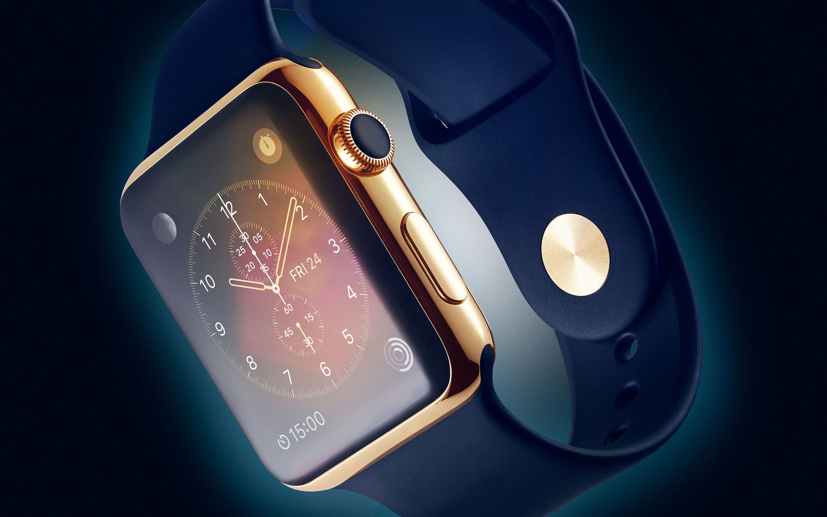 General 2880x1800 Apple Inc. Apple Watch technology closeup low light numbers time simple background friday