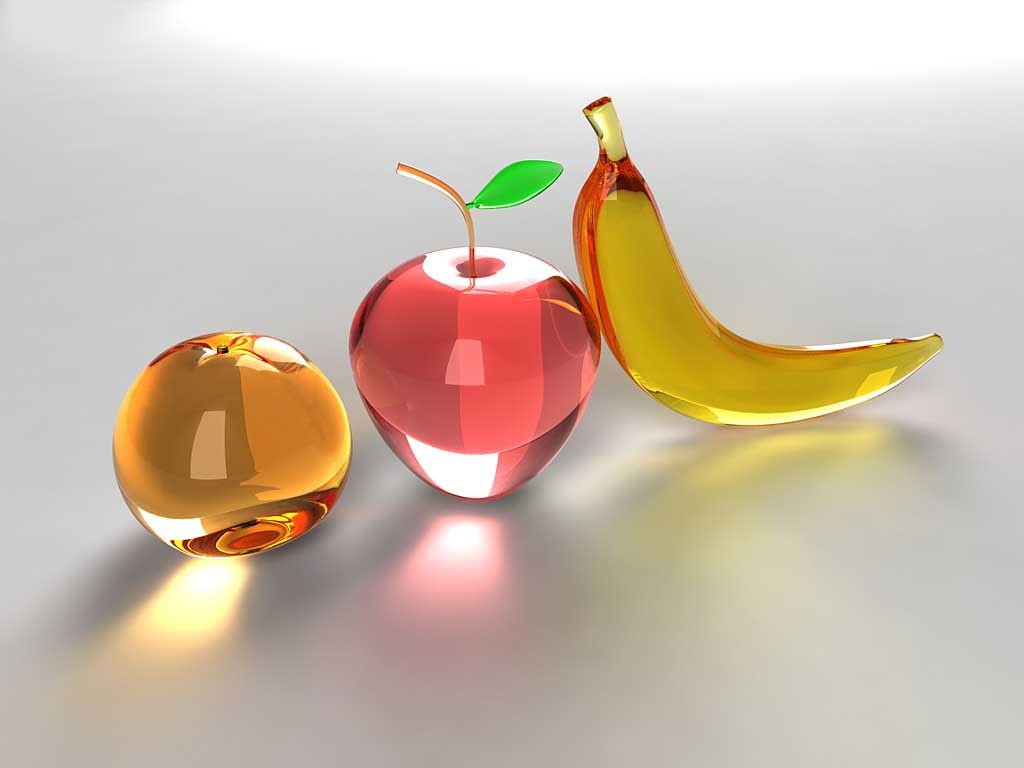 General 1024x768 fruit glass simple background bananas apples