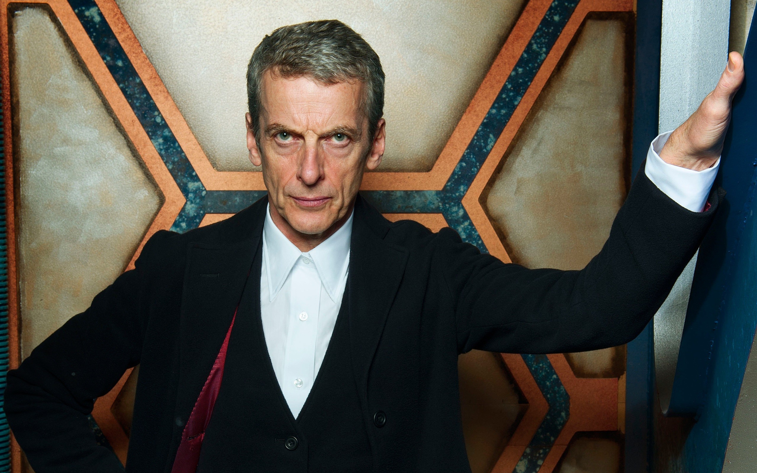 People 2560x1600 Doctor Who The Doctor TARDIS Peter Capaldi actor science fiction BBC TV series men Science Fiction Men