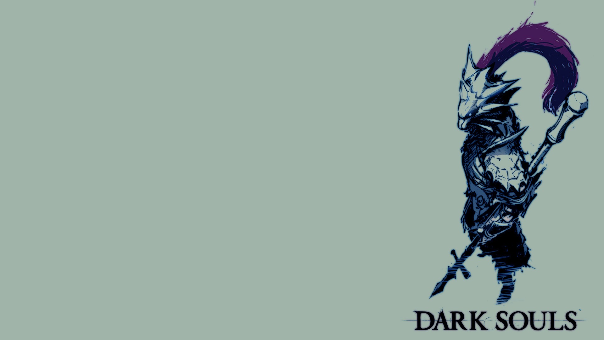 General 1920x1080 Dark Souls Dark Souls II video games video game art simple background