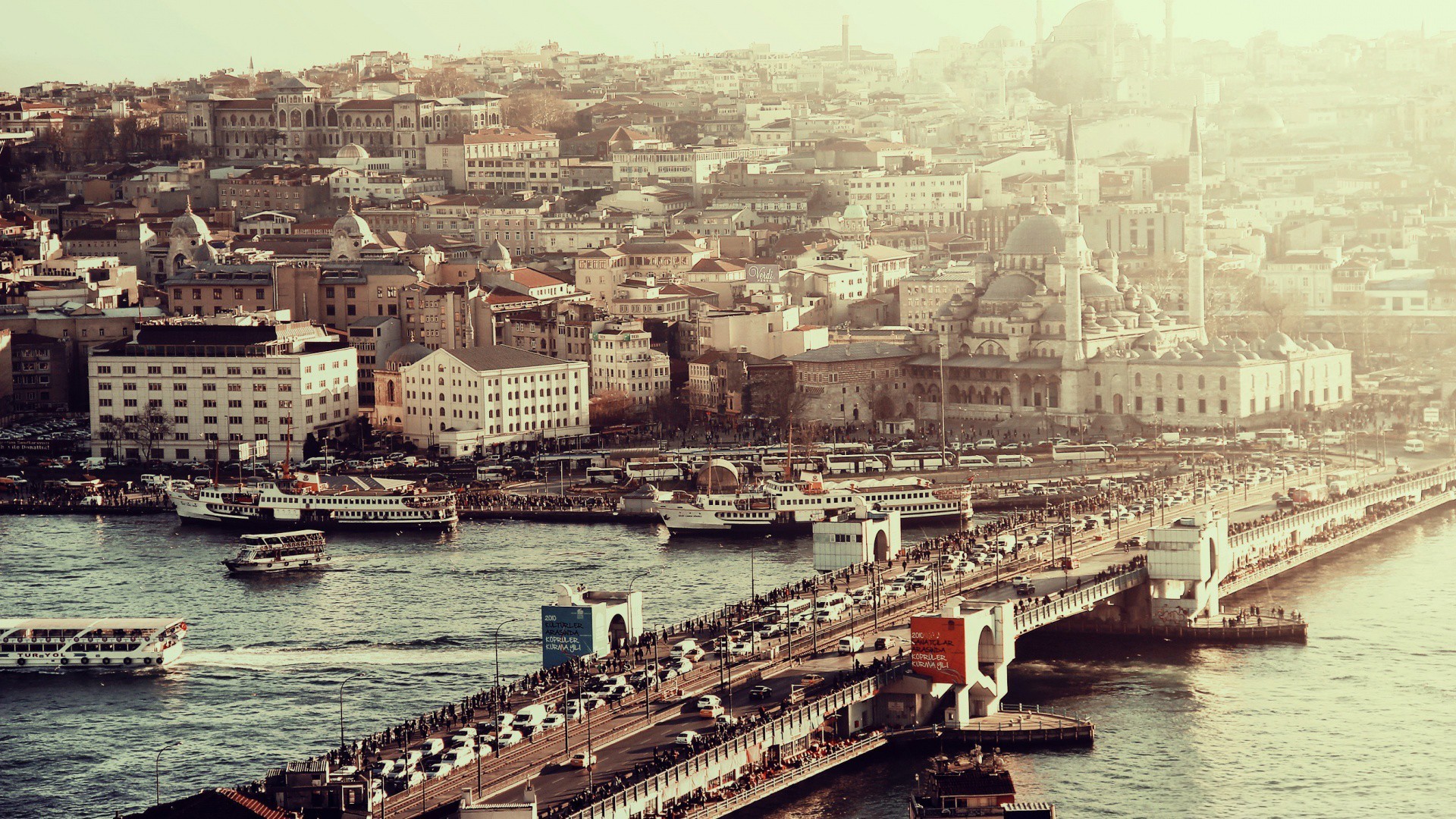 General 1920x1080 cityscape Istanbul Turkey