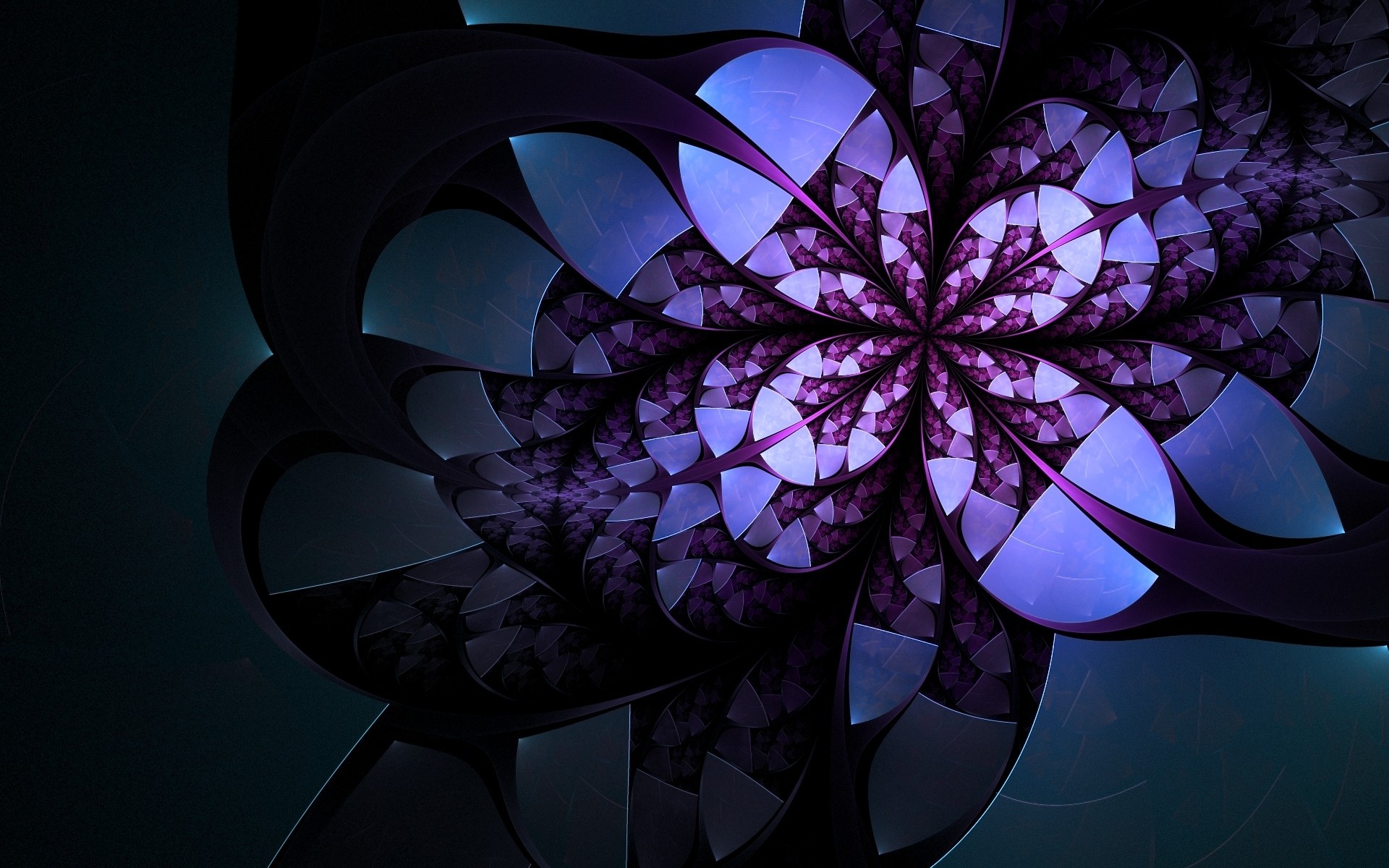 General 1920x1200 fractal abstract shapes