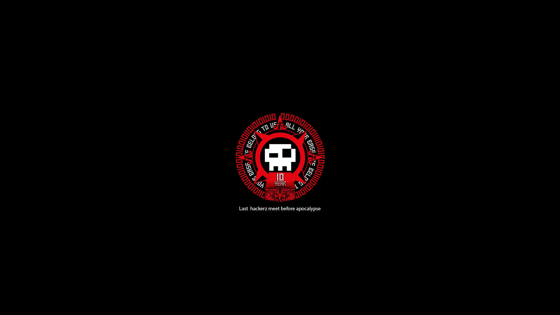 General 1920x1080 hacking minimalism logo black background
