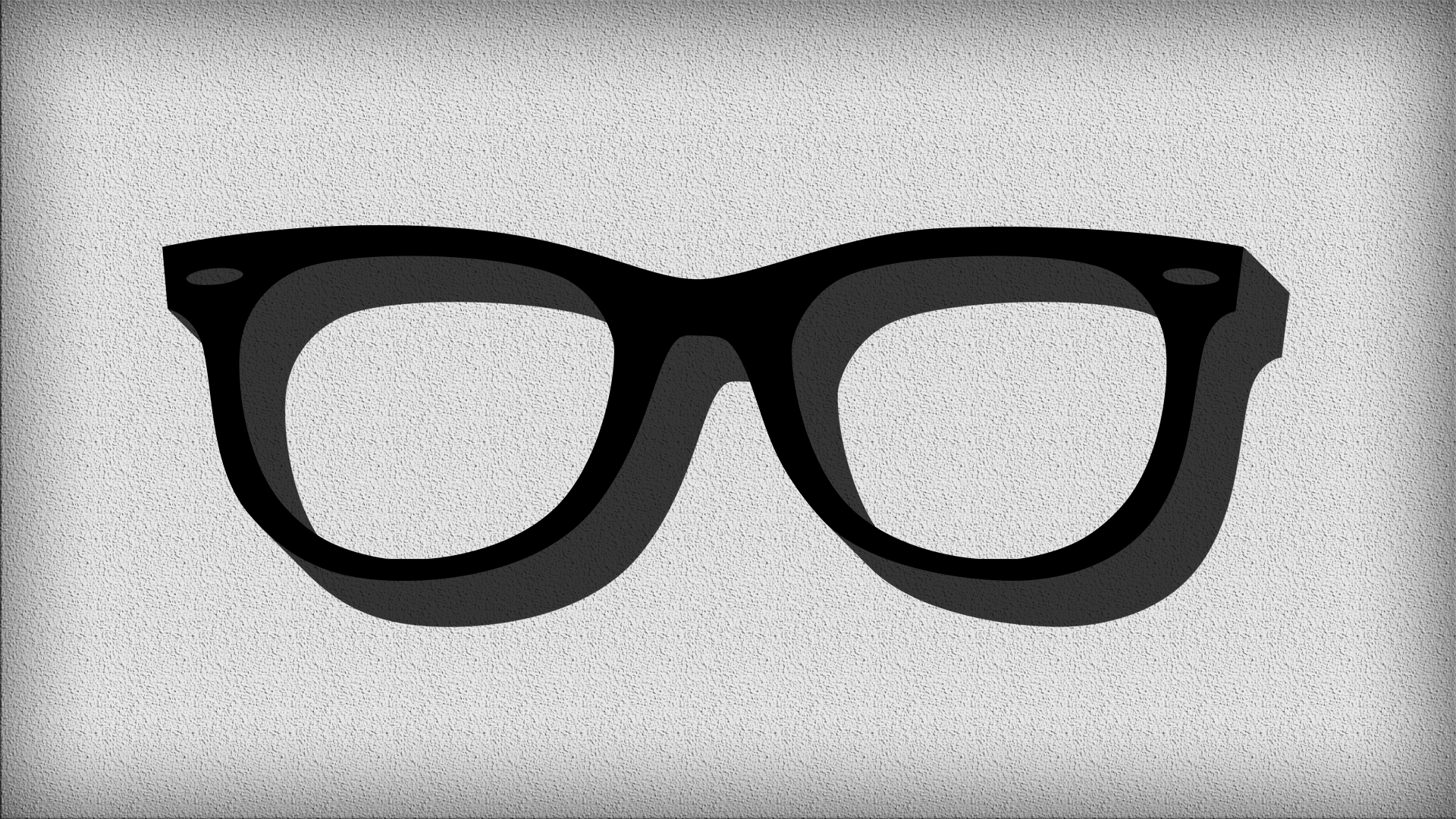 General 1920x1080 glasses monochrome simple background digital art