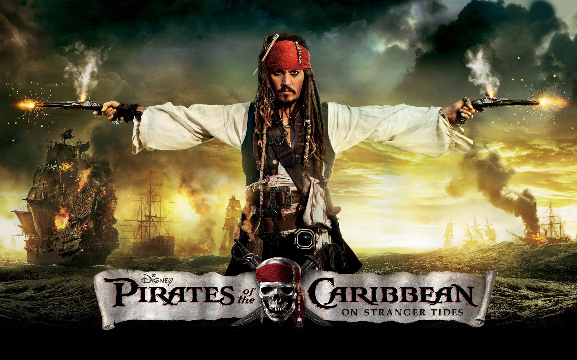General 1920x1200 Pirates of the Caribbean Pirates of the Caribbean: On Stranger Tides Jack Sparrow Johnny Depp movies pirates actor