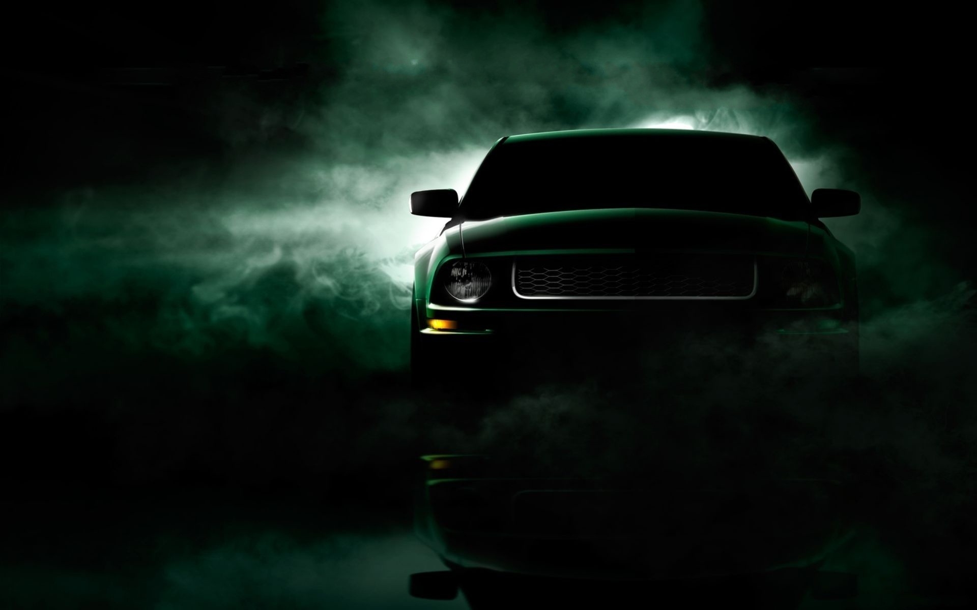 General 1920x1200 car blue smoke muscle cars Ford Mustang dark Ford Ford Mustang S-197 American cars
