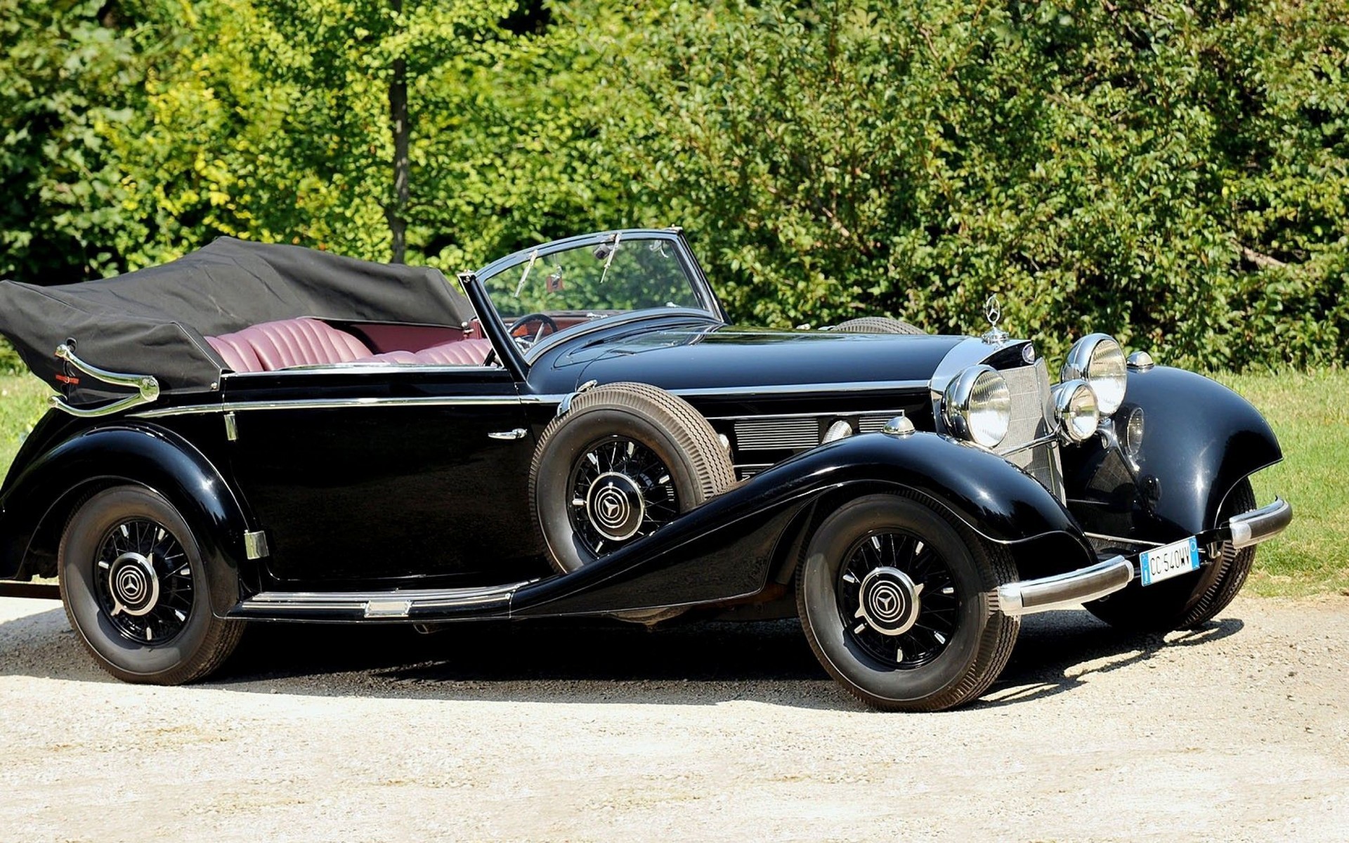 General 1920x1200 Mercedes-Benz car vintage vehicle oldtimers black cars