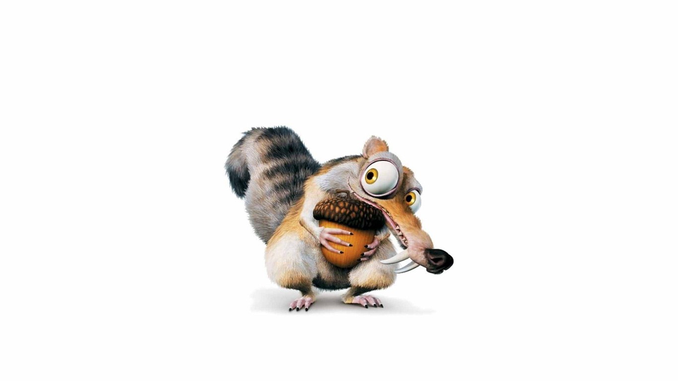 General 1366x768 Ice Age Scrat movies animated movies