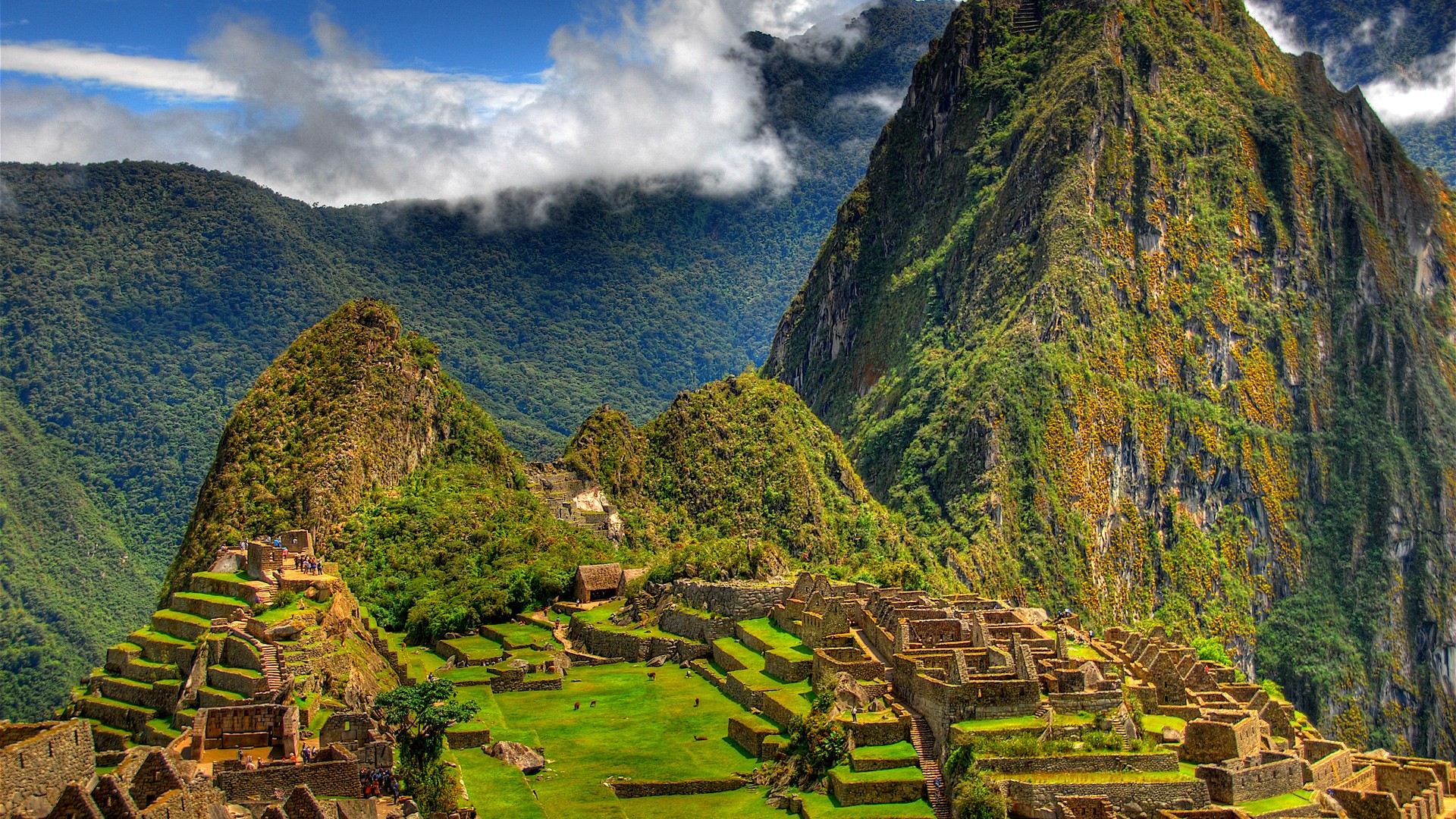 General 1920x1080 Peru Machu Picchu mountains ancient ruins nature South America World Heritage Site history