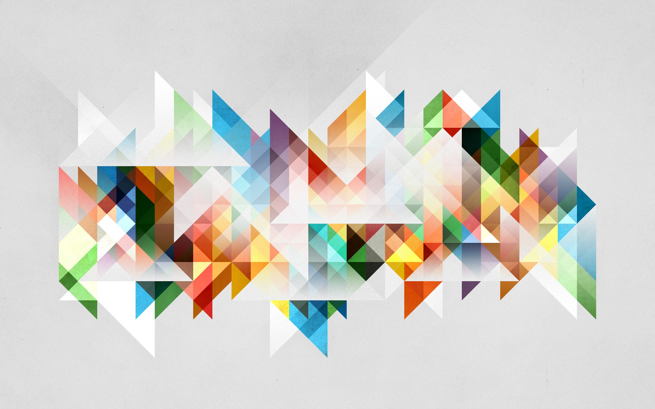 General 2560x1600 abstract shapes colorful geometric figures digital art simple background