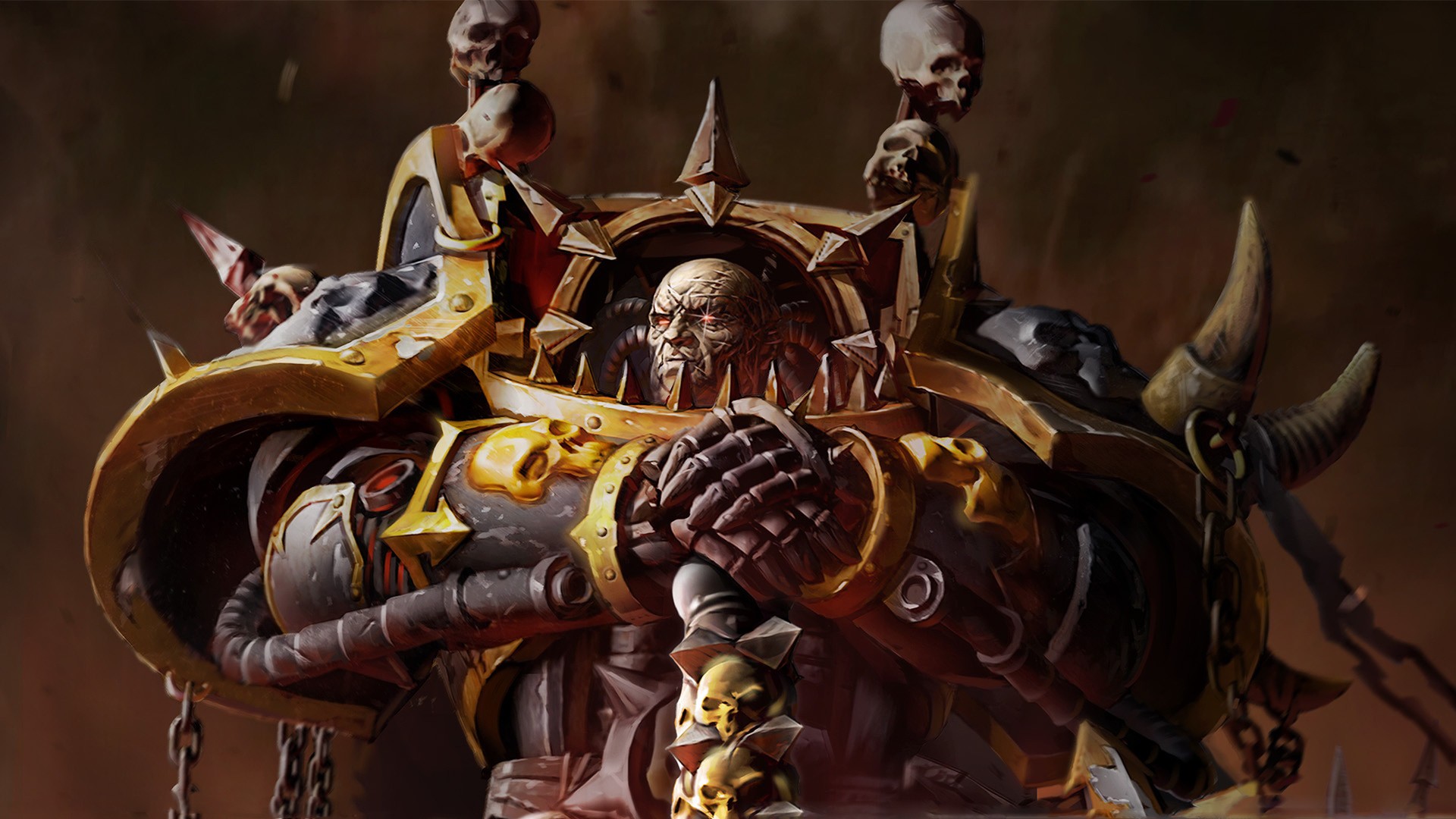 General 1920x1080 Warhammer 40,000 Chaos fantasy art artwork