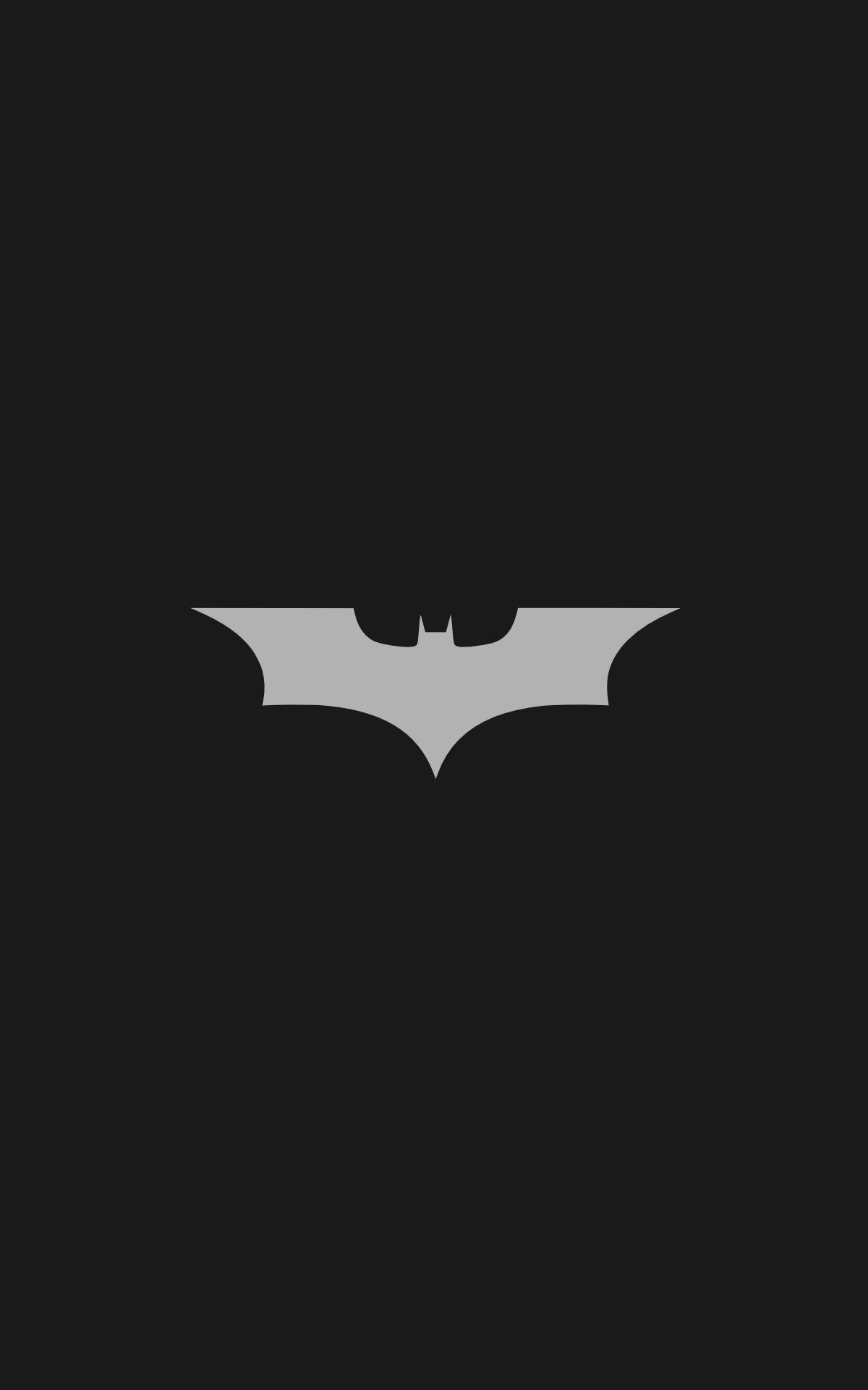 General 1200x1920 Batman logo Batman minimalism portrait display black background simple background superhero