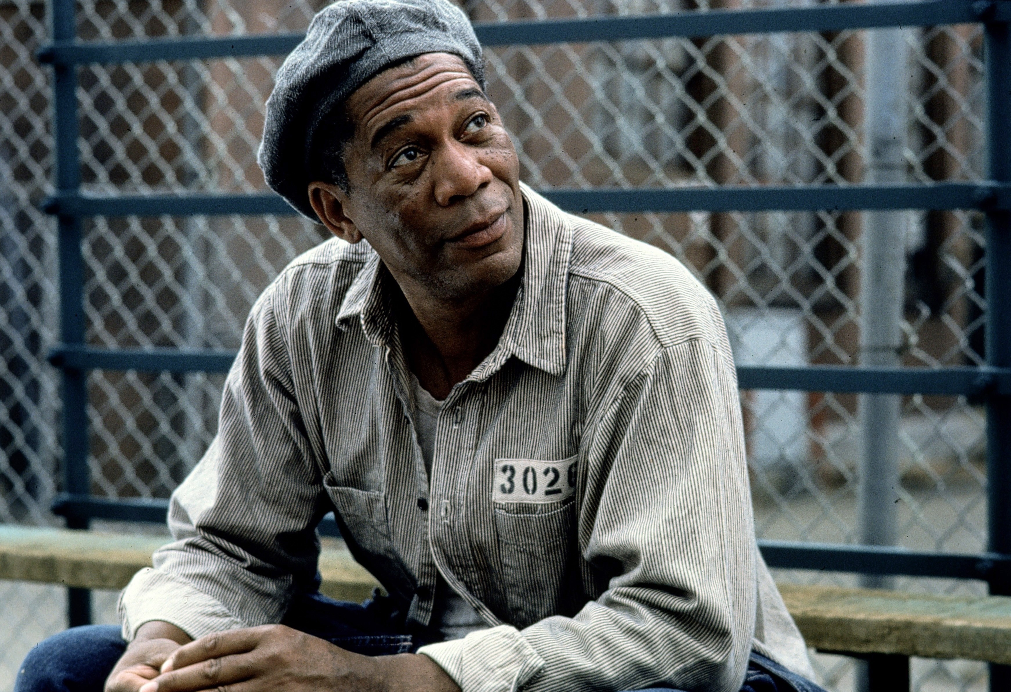 People 3485x2384 The Shawshank Redemption Morgan Freeman 1994 (Year) numbers movies actor men film stills