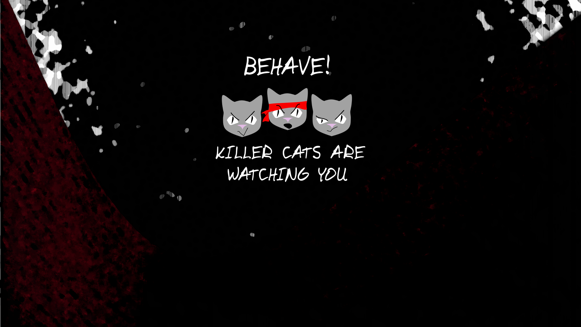 Anime 1920x1080 cats artwork humor simple background