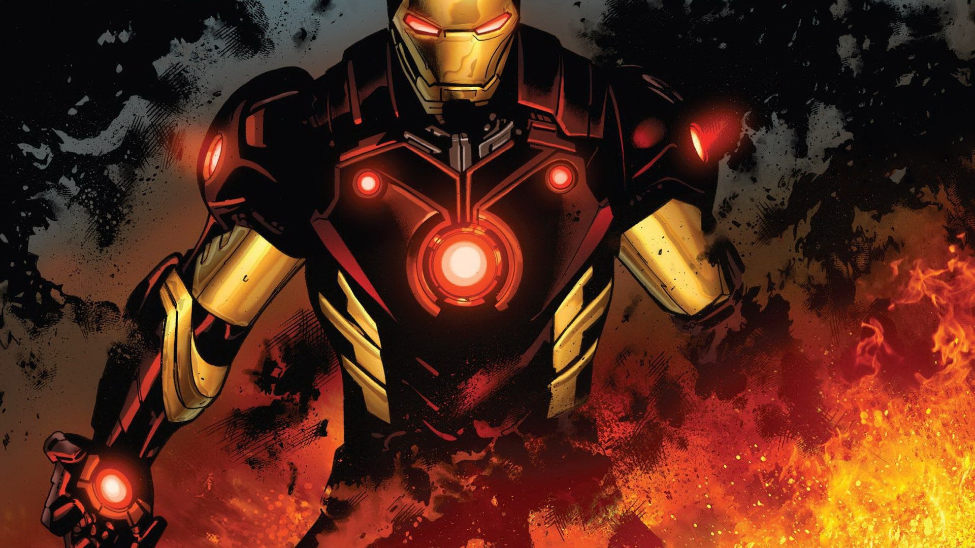 General 1920x1080 Iron Man Tony Stark Marvel Comics comic art armor