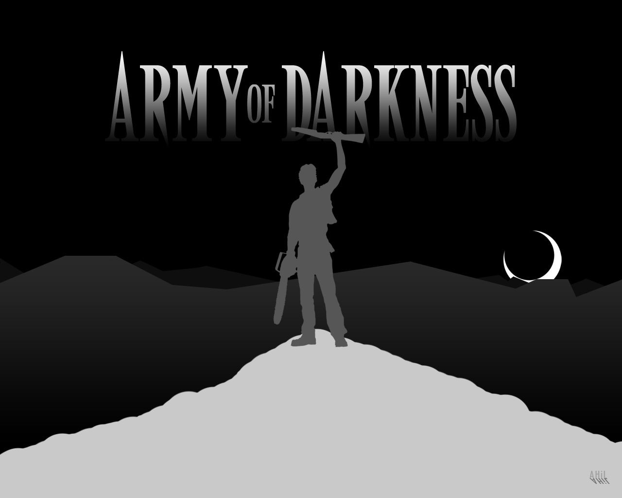General 1280x1024 Army of Darkness movies monochrome Ash (Fictional Character) artwork