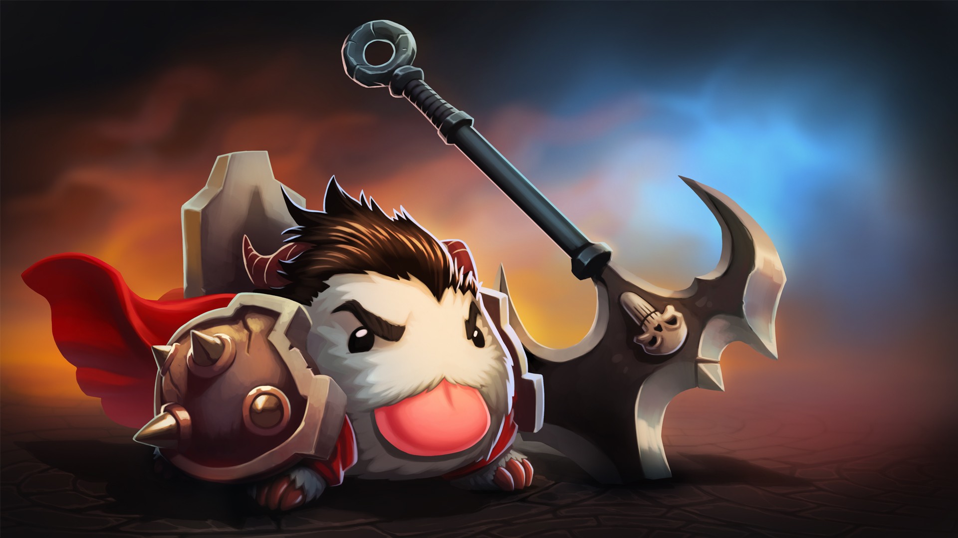 General 1920x1080 League of Legends Darius (League of Legends) Poro (League of Legends) video game art PC gaming video game characters