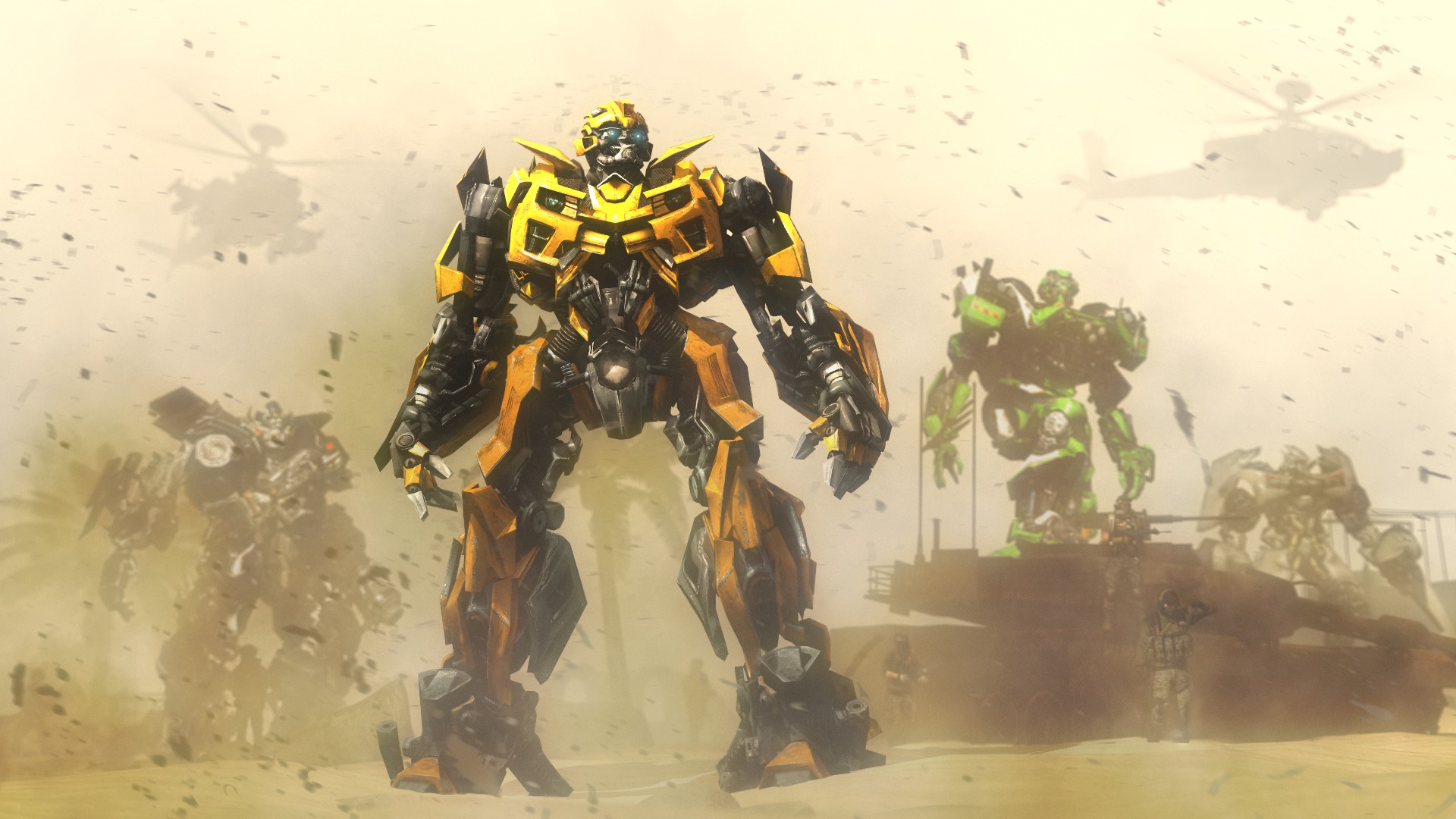 General 1920x1080 Transformers Bumblebee (transformers) robot yellow science fiction movies Hasbro