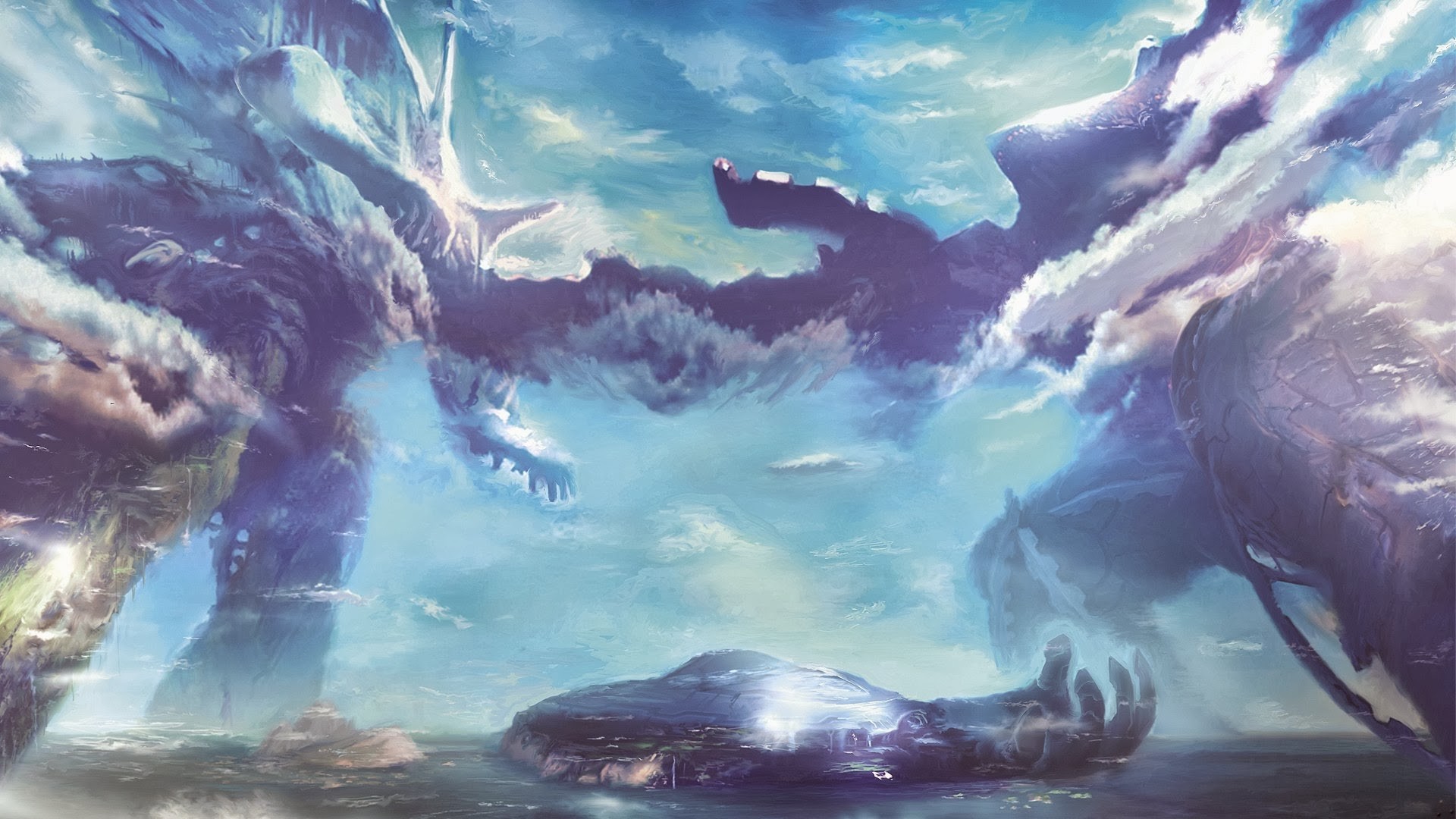 General 1920x1080 video games Xenoblade Chronicles video game art