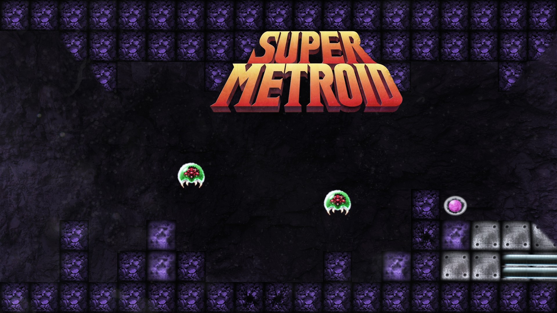General 1920x1080 retro games video games Super Metroid science fiction video game art