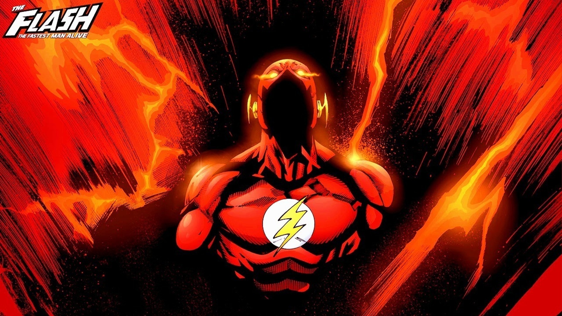 General 1920x1080 The Flash red DC Comics artwork superhero